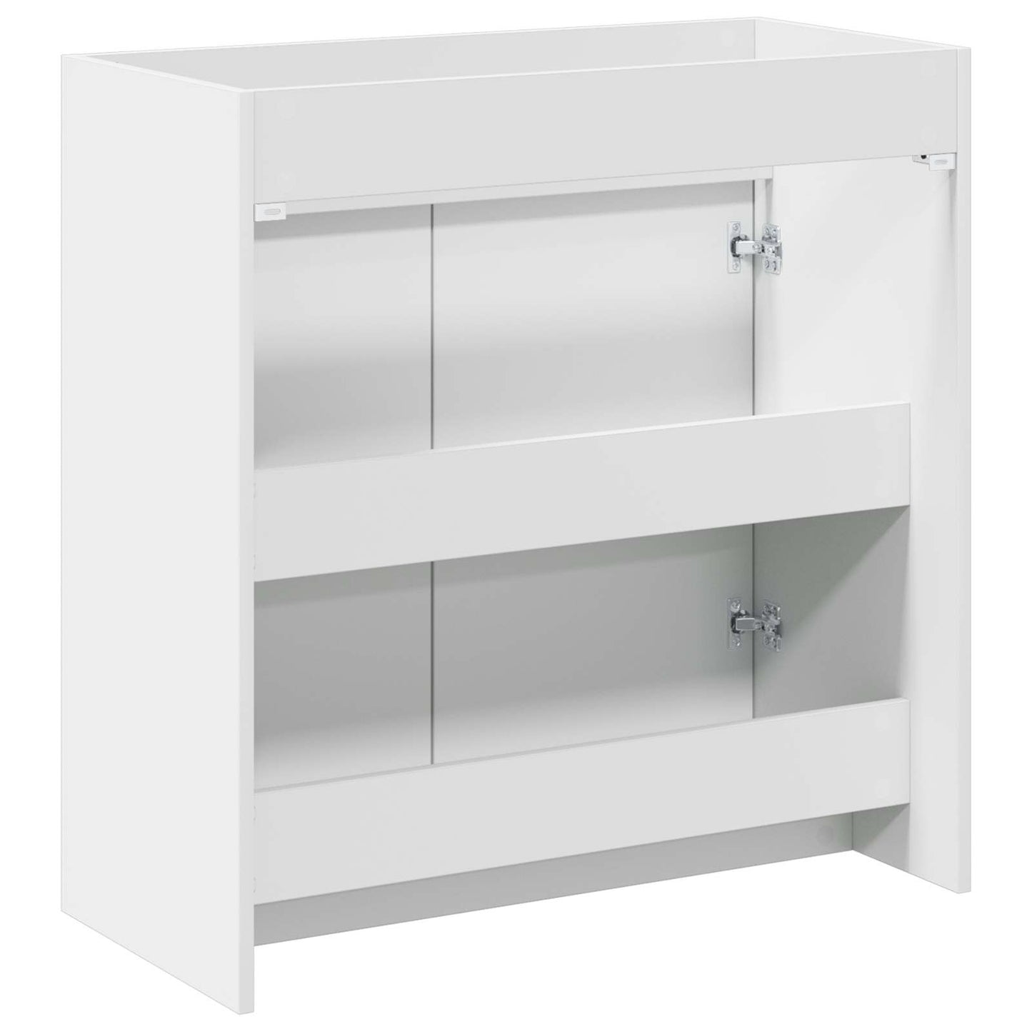 Badskapinet under vask Hvit 78,5 x 37,5 x 81 cm Konstruert tre