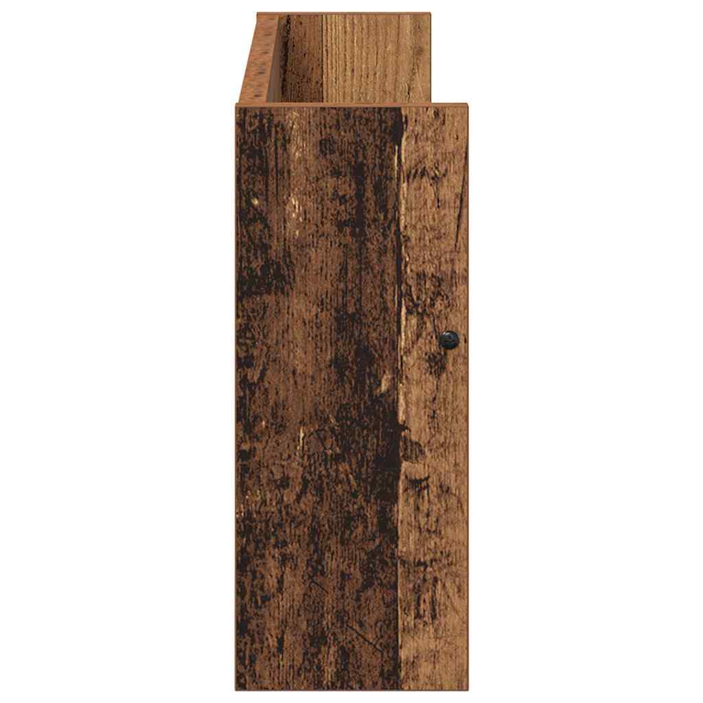 Magasinreol 2 pcs Gammelt tre 60 x 12 x 30 cm Konstruert tre