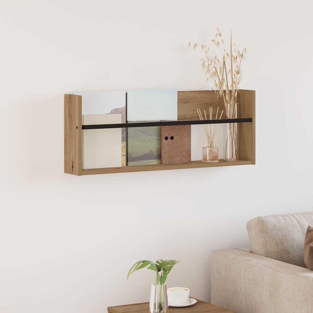 Magasinreol Artisan Eik 80 x 12 x 30 cm Konstruert tre