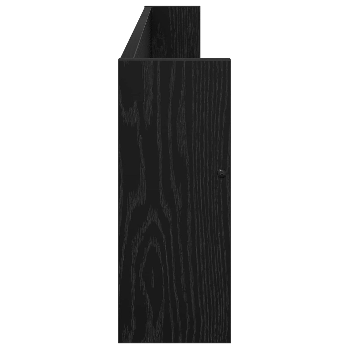 Magasinreol med hylle Svart Eik 100 x 12 x 30 cm Konstruert tre