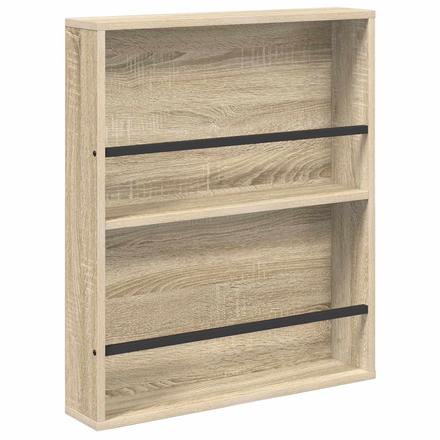 Magasinreol 2 pcs Sonoma eik 60 x 12 x 70 cm Konstruert tre