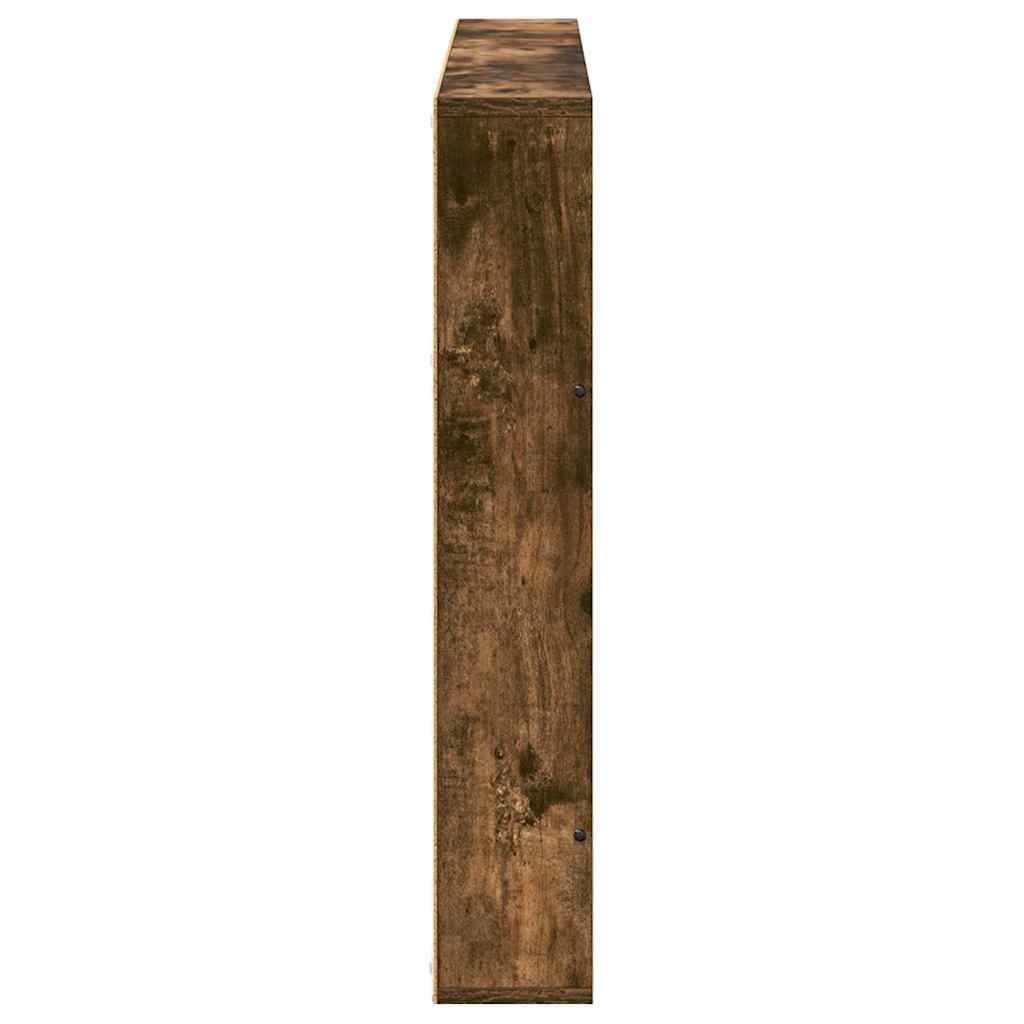Magasinreol med hylle Røkt eik 100 x 12 x 70 cm Konstruert tre