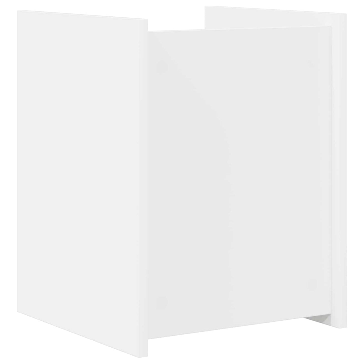 Magasinreol med hylle Hvit 35 x 35 x 45 cm Konstruert tre