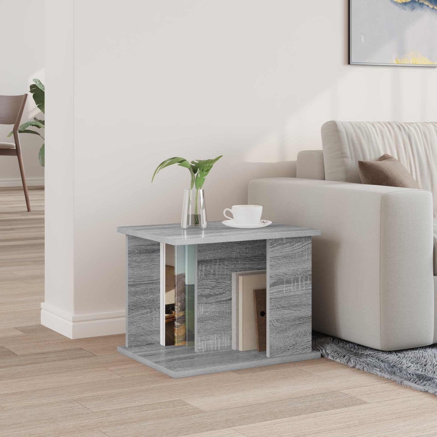 Magasinreol med hylle Grå Sonoma 35 x 35 x 45 cm Konstruert tre