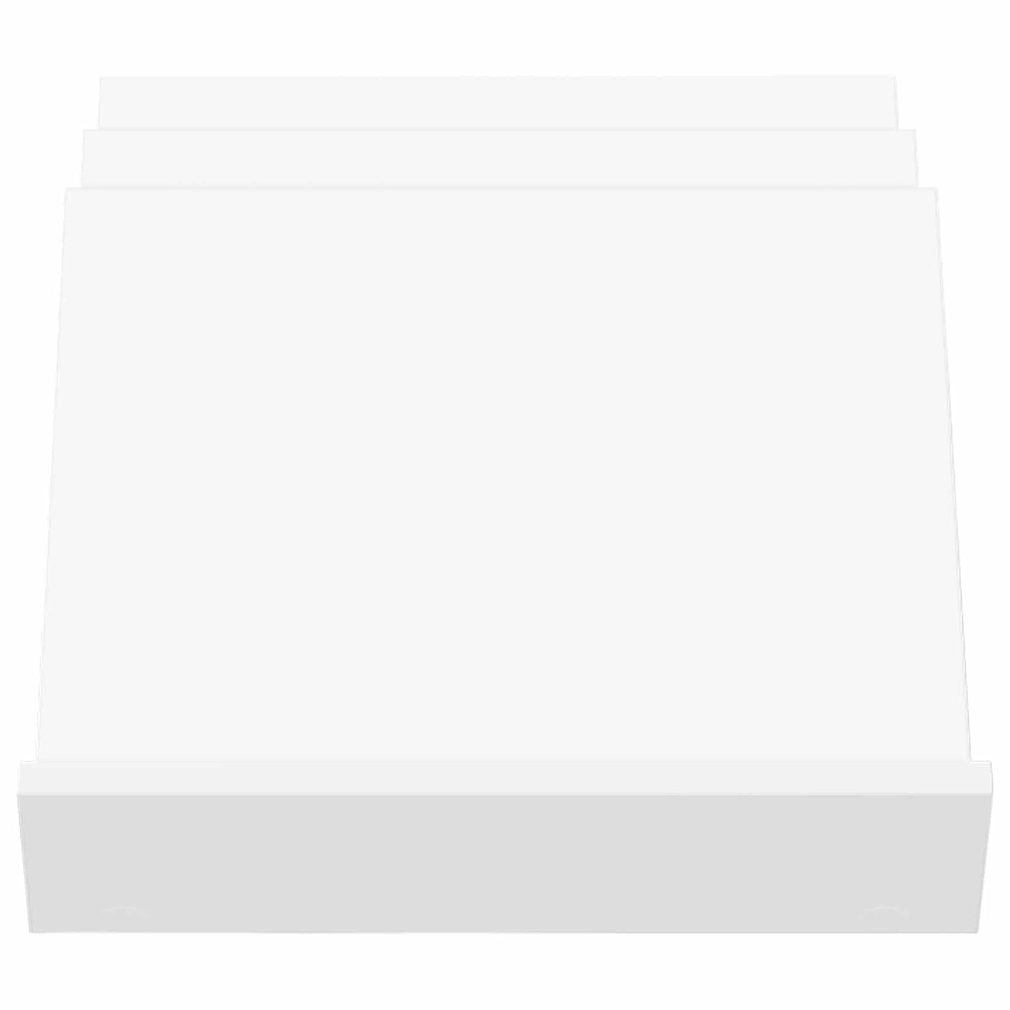 Magasinreol med hylle Hvit 53 x 40 x 28,5 cm Konstruert tre