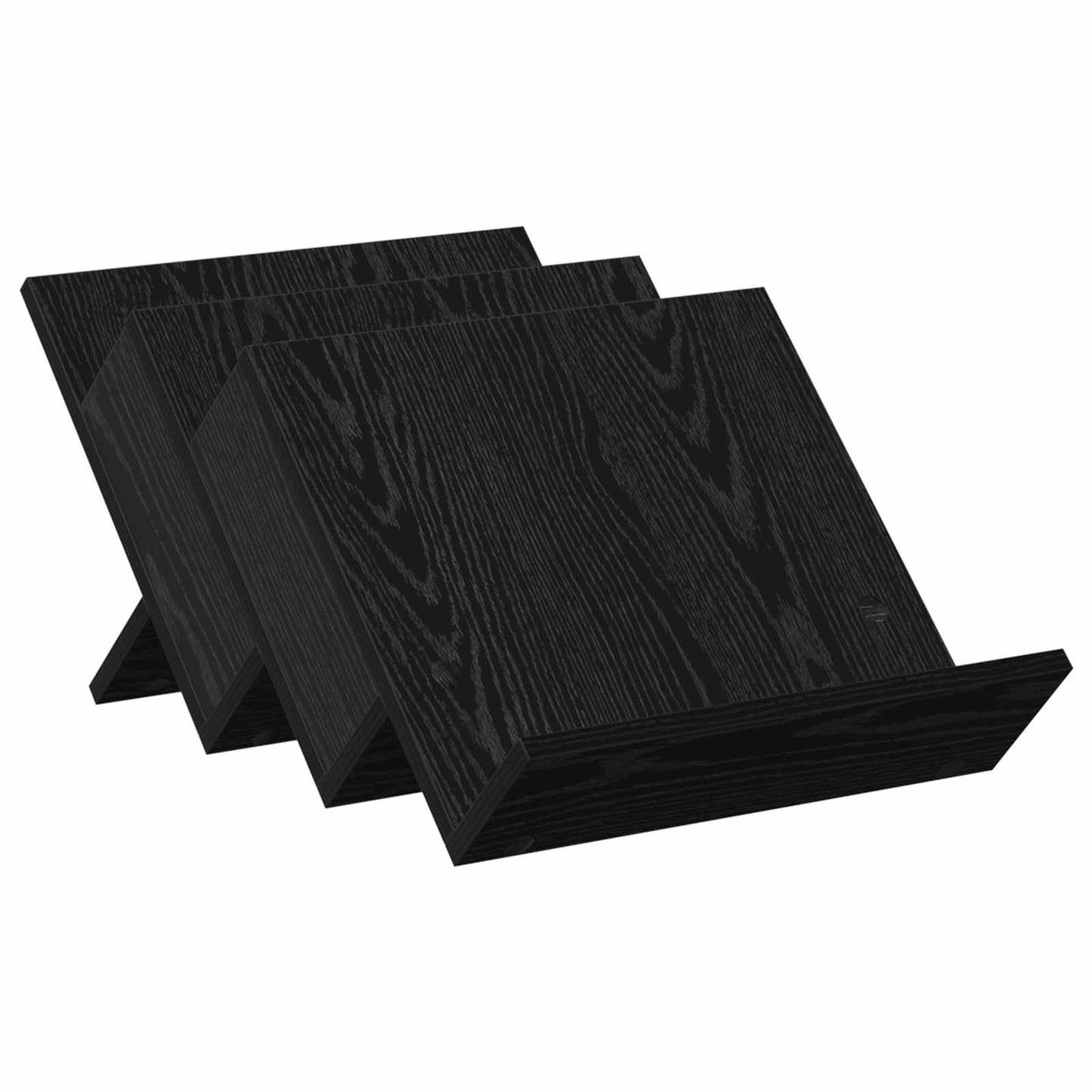 Magasinreol Svart Eik 53 x 40 x 28,5 cm Konstruert tre