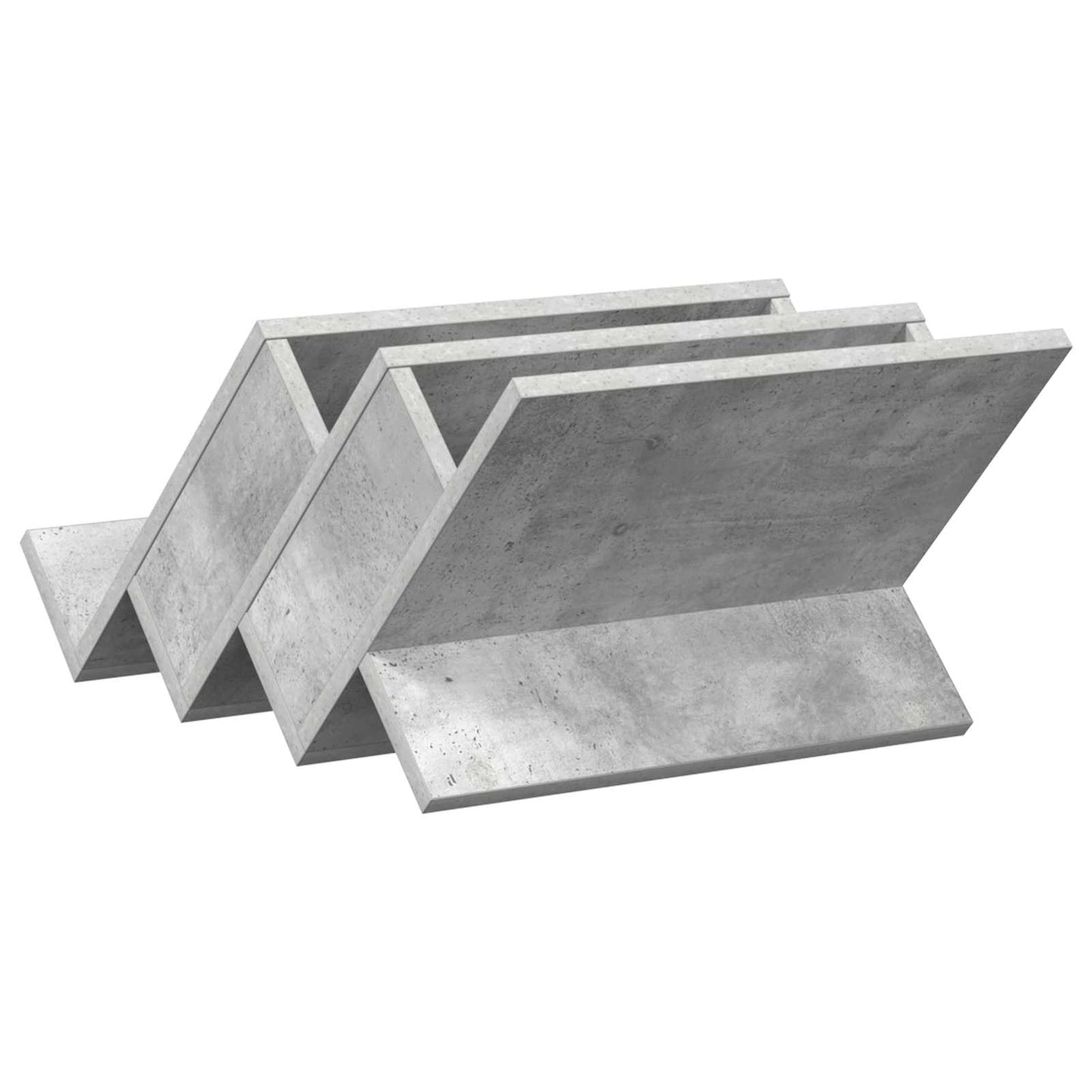 Magasinreol Betonggrå 53 x 40 x 28,5 cm Konstruert tre