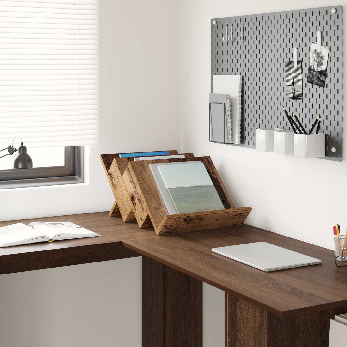 Magasinreol Gammelt tre 53 x 40 x 28,5 cm Konstruert tre