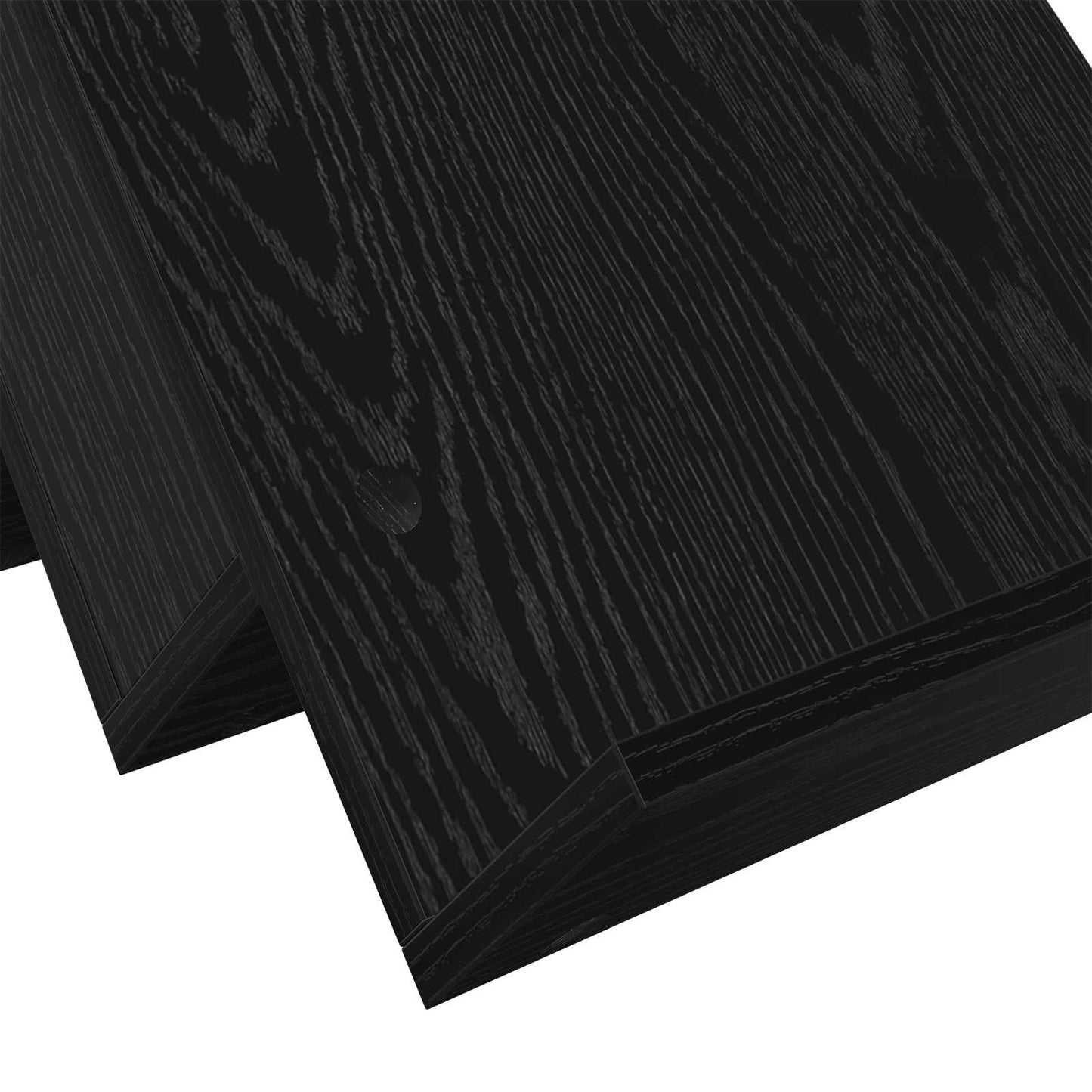 Magasinreol Svart Eik 65 x 53 x 28,5 cm Konstruert tre