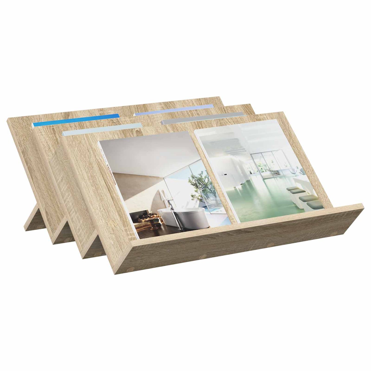 Magasinreol Sonoma eik 65 x 53 x 28,5 cm Konstruert tre