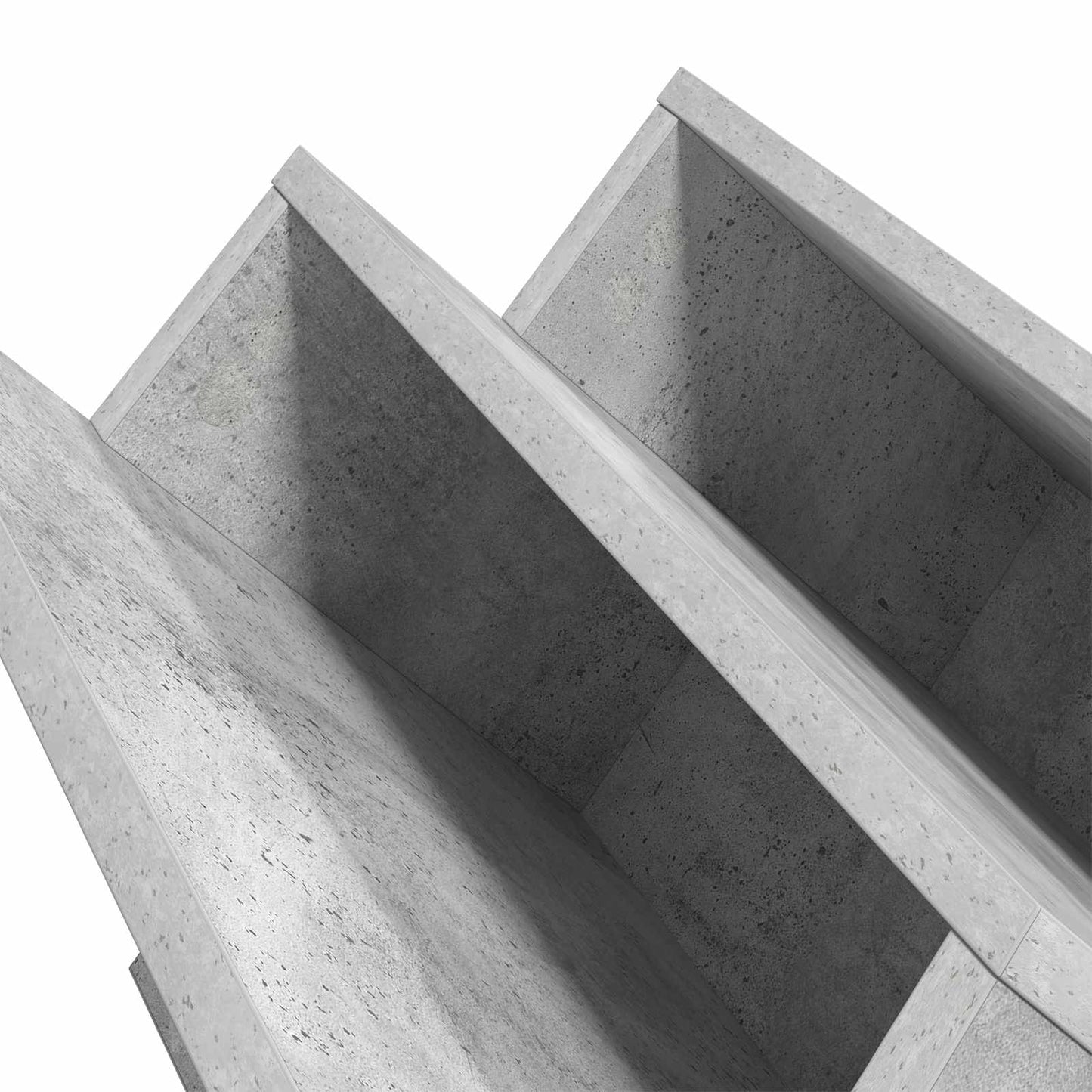 Magasinreol Betonggrå 65 x 53 x 28,5 cm Konstruert tre