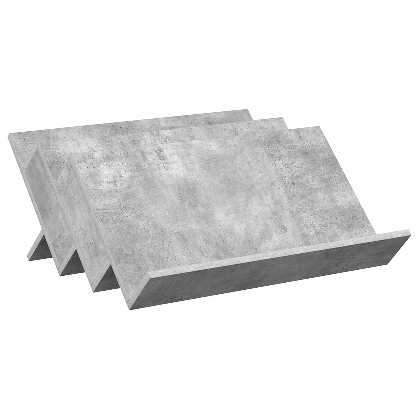 Magasinreol Betonggrå 65 x 53 x 28,5 cm Konstruert tre