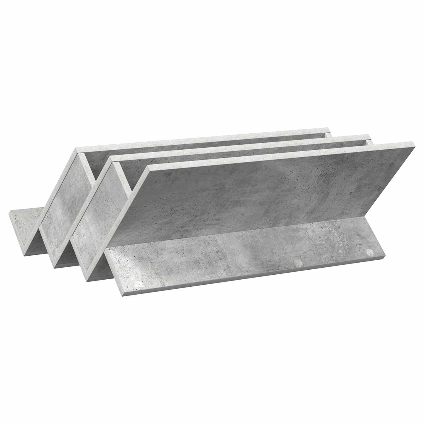 Magasinreol Betonggrå 65 x 53 x 28,5 cm Konstruert tre
