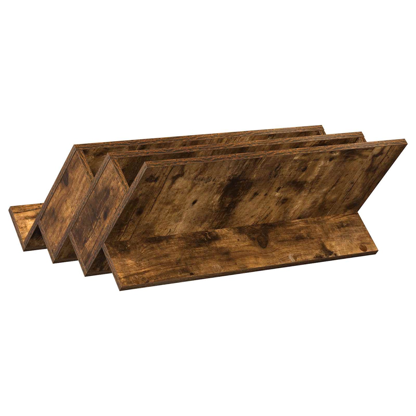 Magasinreol med hylle Røkt eik 65 x 53 x 28,5 cm Konstruert tre