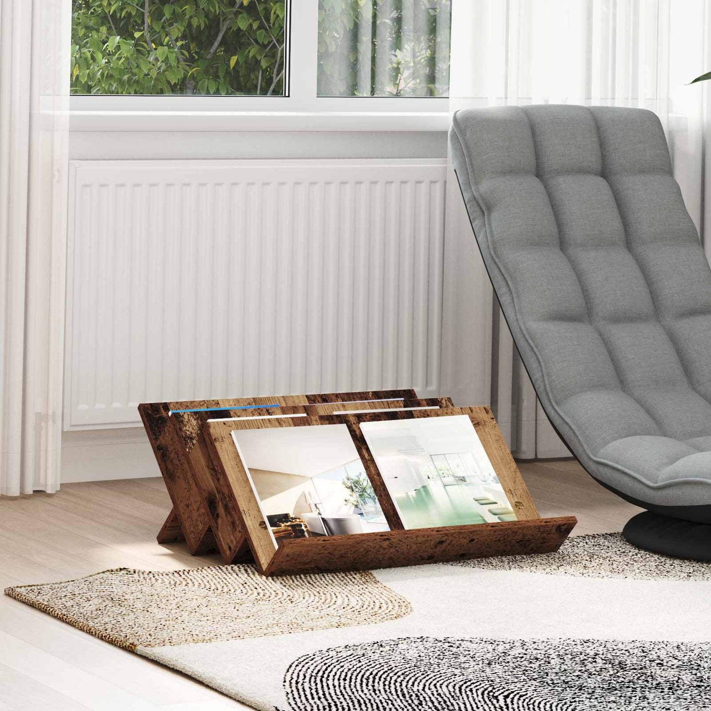 Magasinreol Gammelt tre 65 x 53 x 28,5 cm Konstruert tre