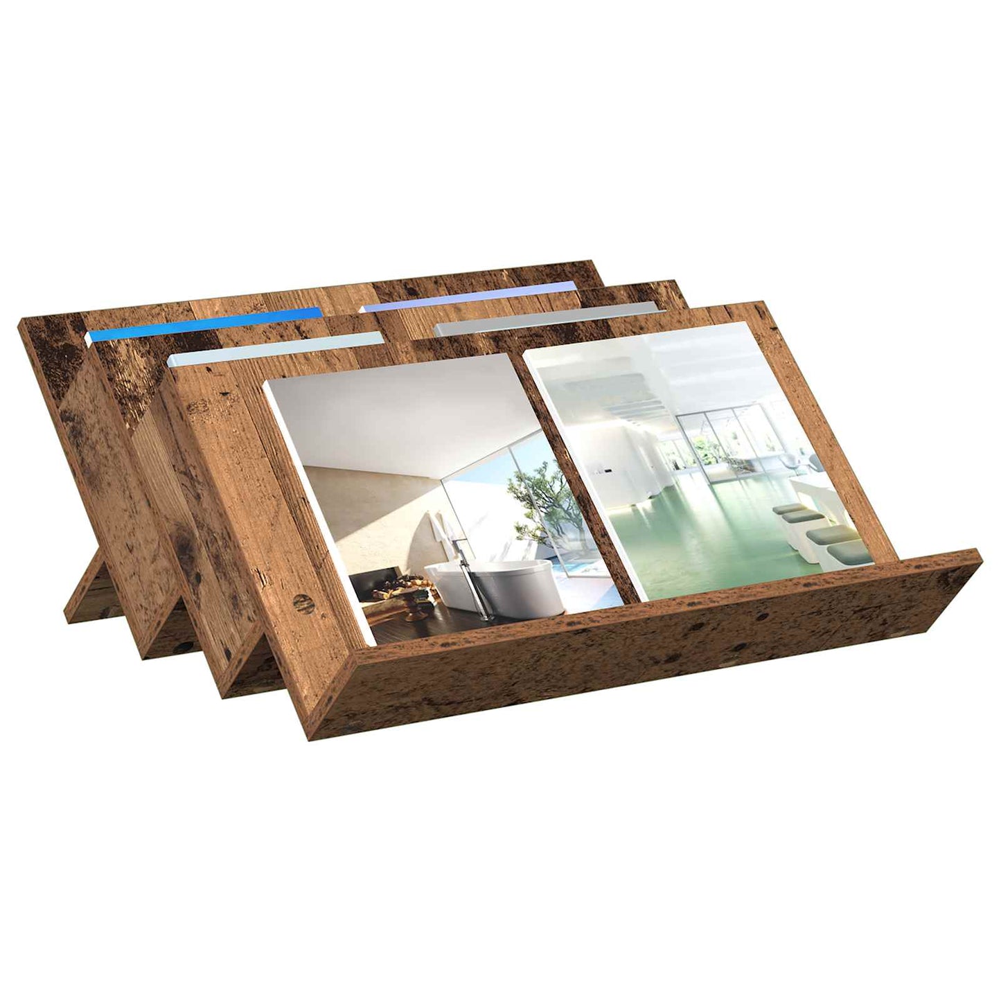 Magasinreol Gammelt tre 65 x 53 x 28,5 cm Konstruert tre