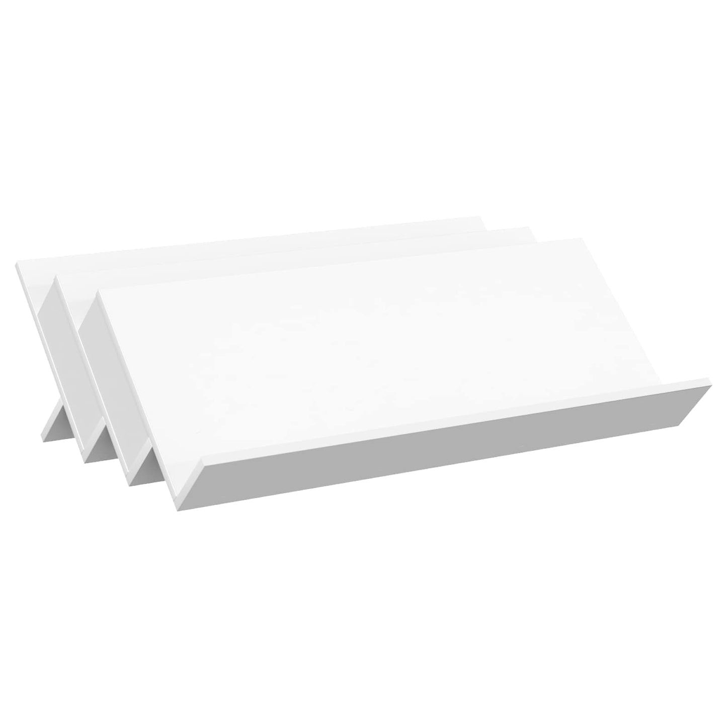 Magasinreol med hylle Hvit 90 x 53 x 28,5 cm Konstruert tre
