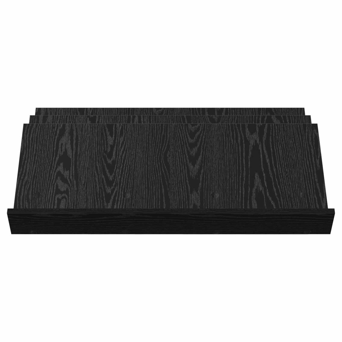 Magasinreol Svart Eik 90 x 53 x 28,5 cm Konstruert tre