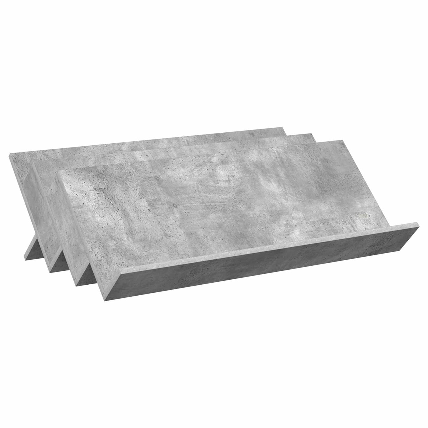Magasinreol Betonggrå 90 x 53 x 28,5 cm Konstruert tre