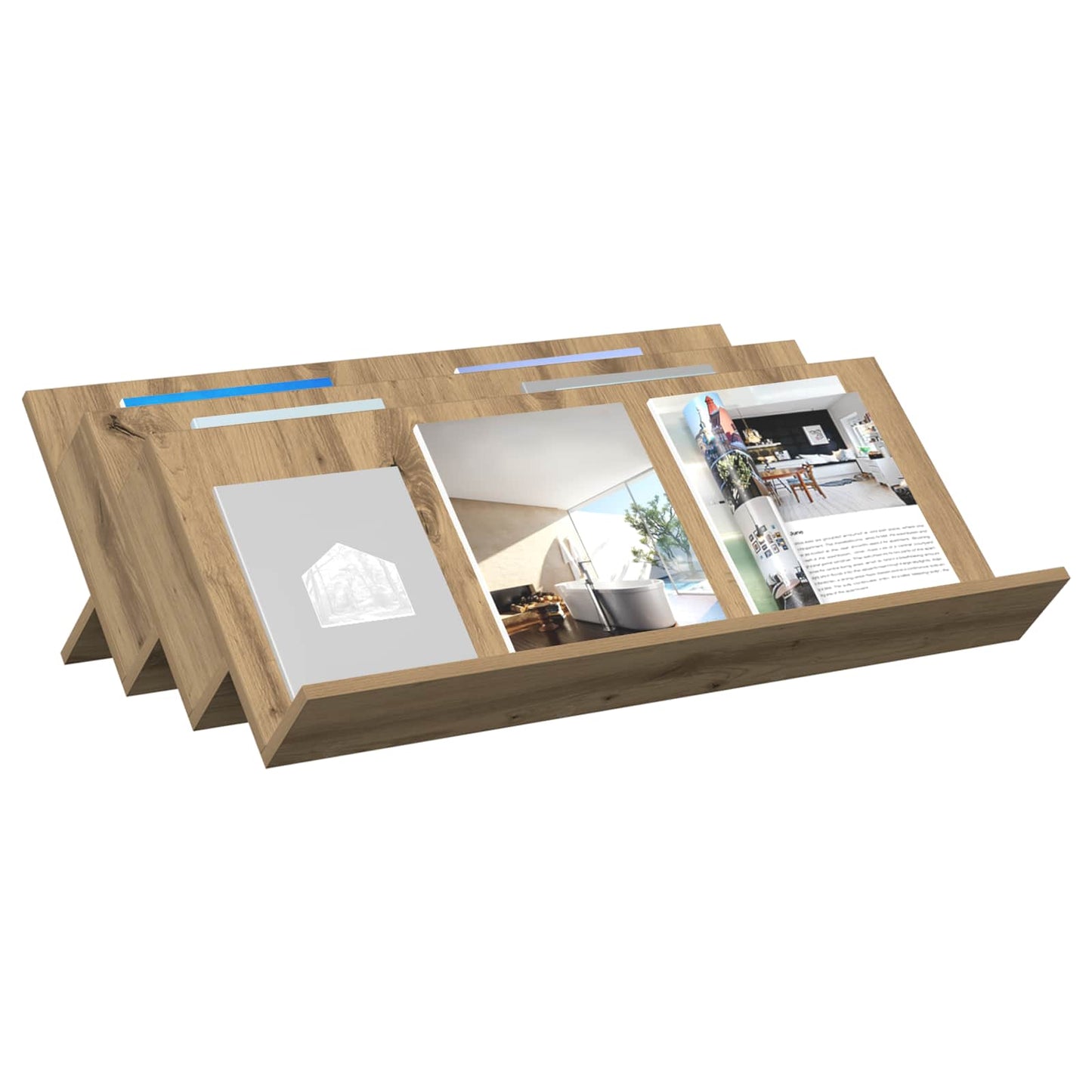 Magasinreol Artisan Eik 90 x 53 x 28,5 cm Konstruert tre