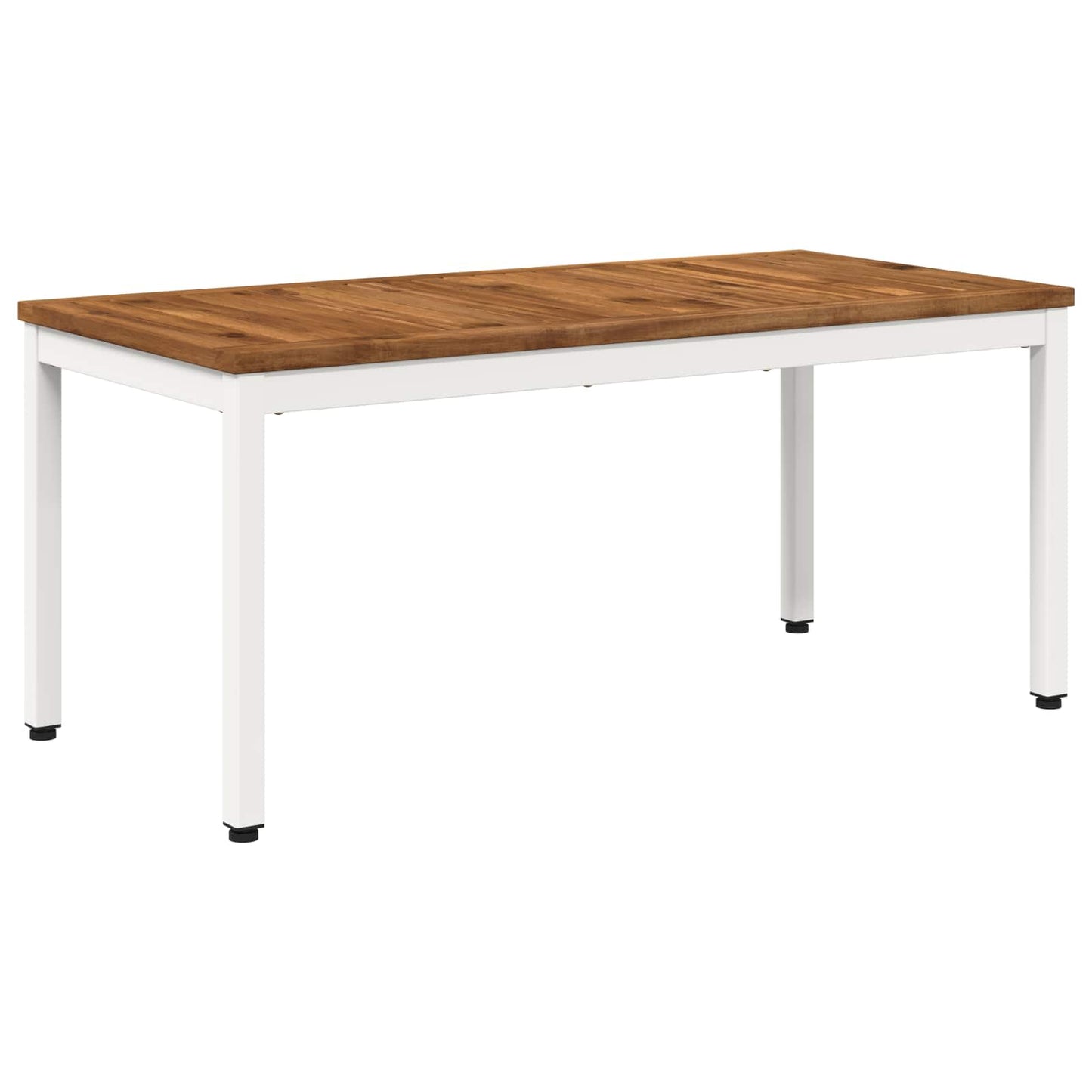 Kaffebord Naturlig og Hvit 50 x 100,5 x 45 cm Solid akasietre