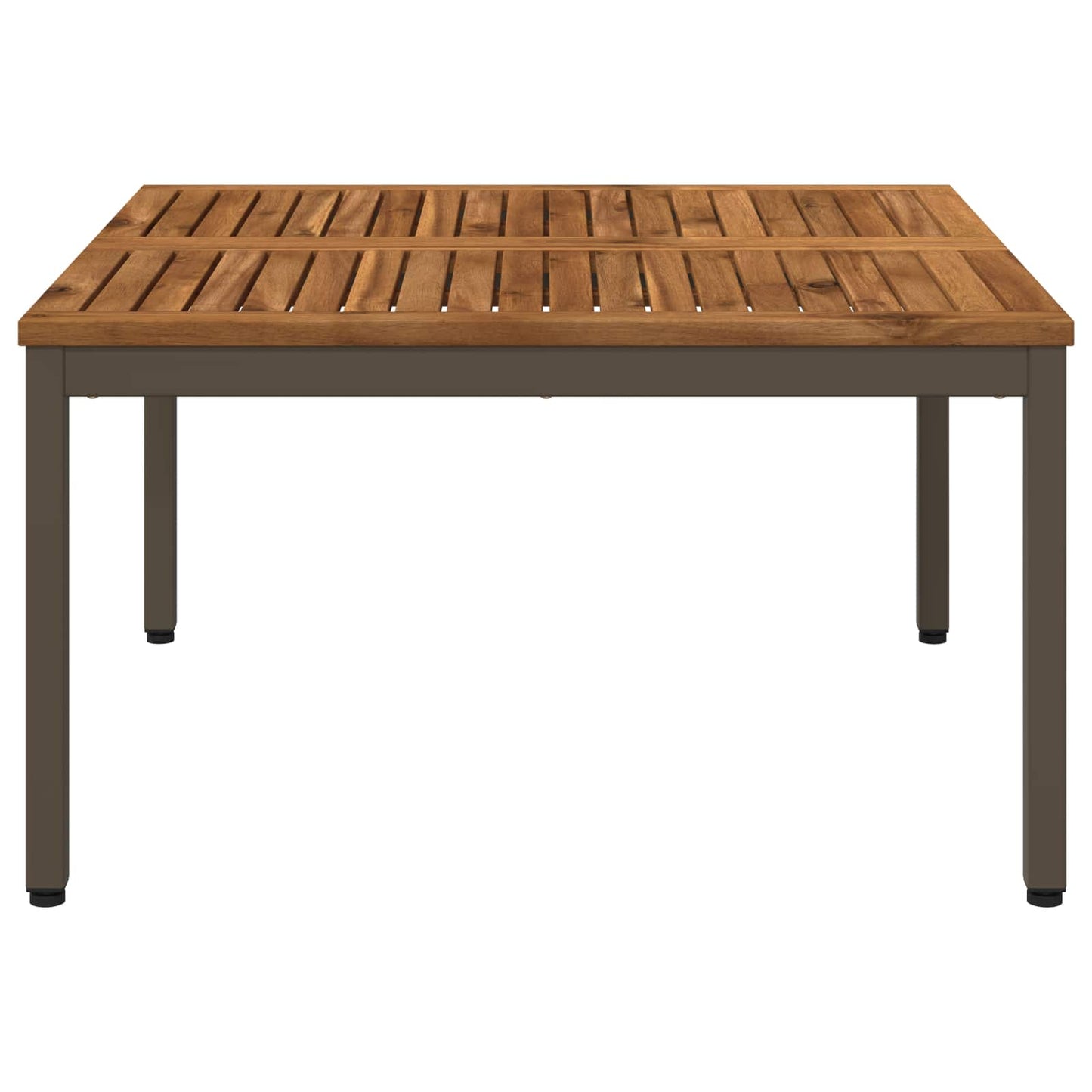 Kaffebord Naturlig og Kaffe 80 x 80,5 x 45 cm Solid akasietre