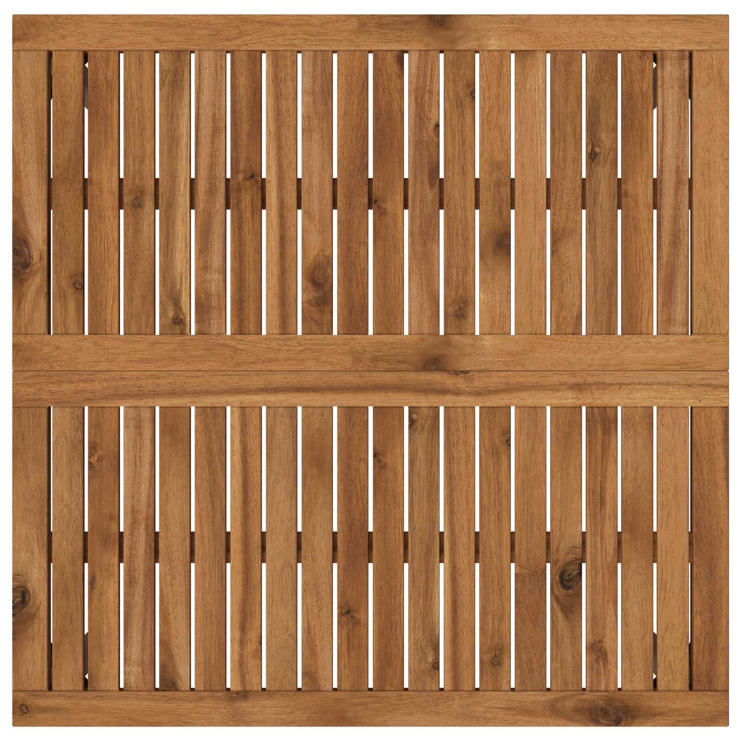 Kaffebord Naturlig og Kaffe 80 x 80,5 x 45 cm Solid akasietre