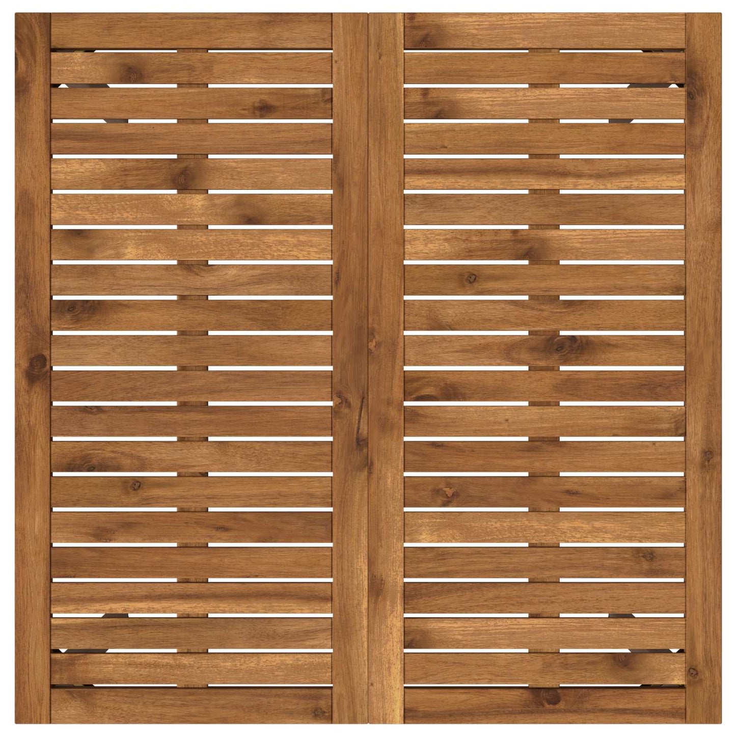 Hage middagsbord Naturlig og Kaffe 80 x 80,5 x 75 cm