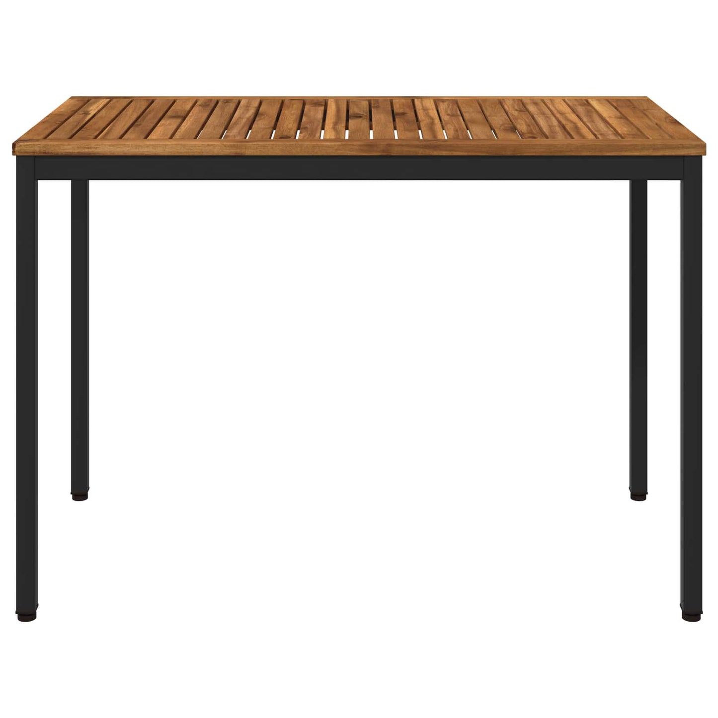 Hage middagsbord Naturlig og svart 108,5 x 55 x 75 cm