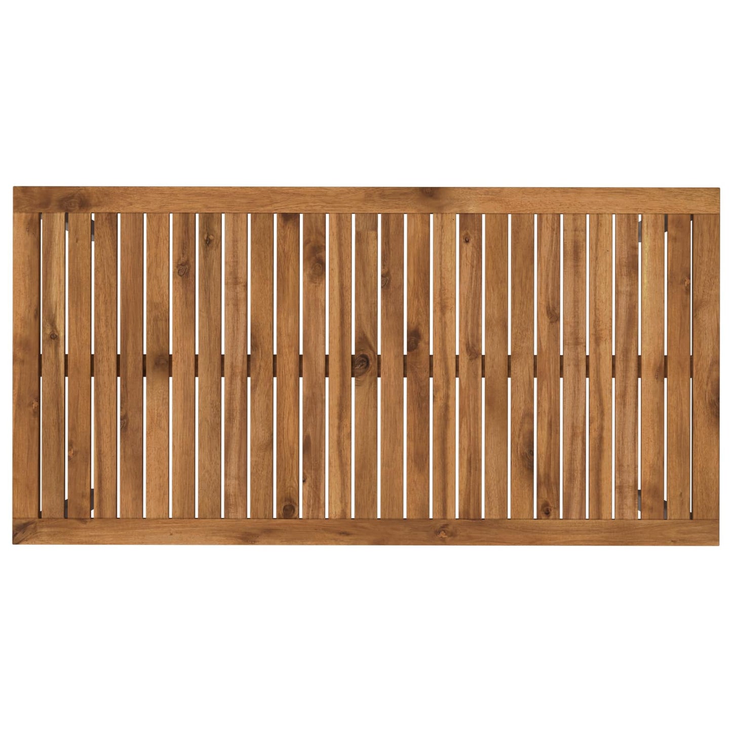 Hage middagsbord Naturlig og Hvit 108,5 x 55 x 75 cm