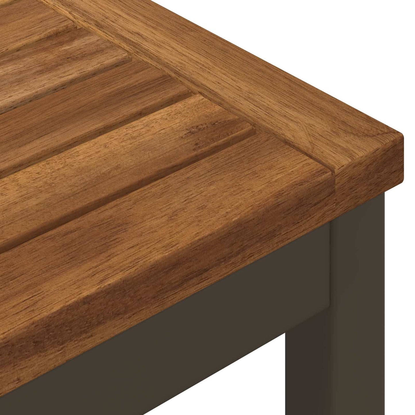 Hage middagsbord Naturlig og Kaffe 110 x 108,5 x 75 cm