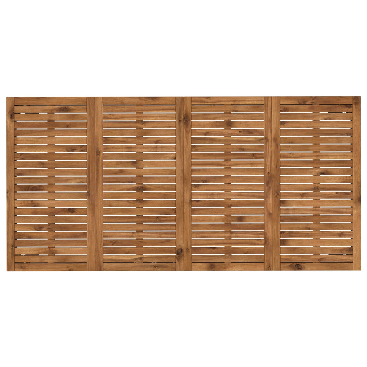 Hage middagsbord Naturlig og svart 147 x 88,5 x 75 cm