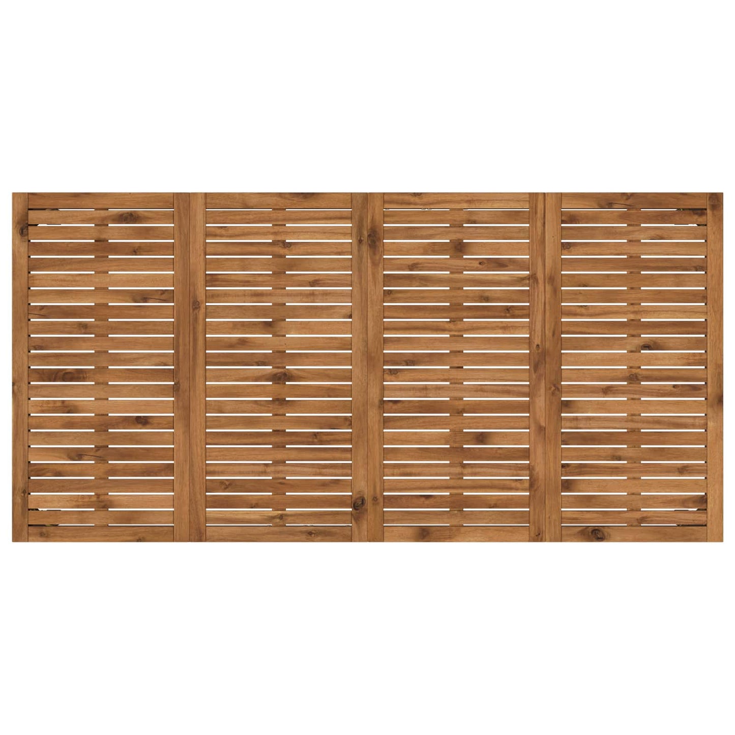 Hage middagsbord Naturlig og svart 180 x 88,5 x 75 cm