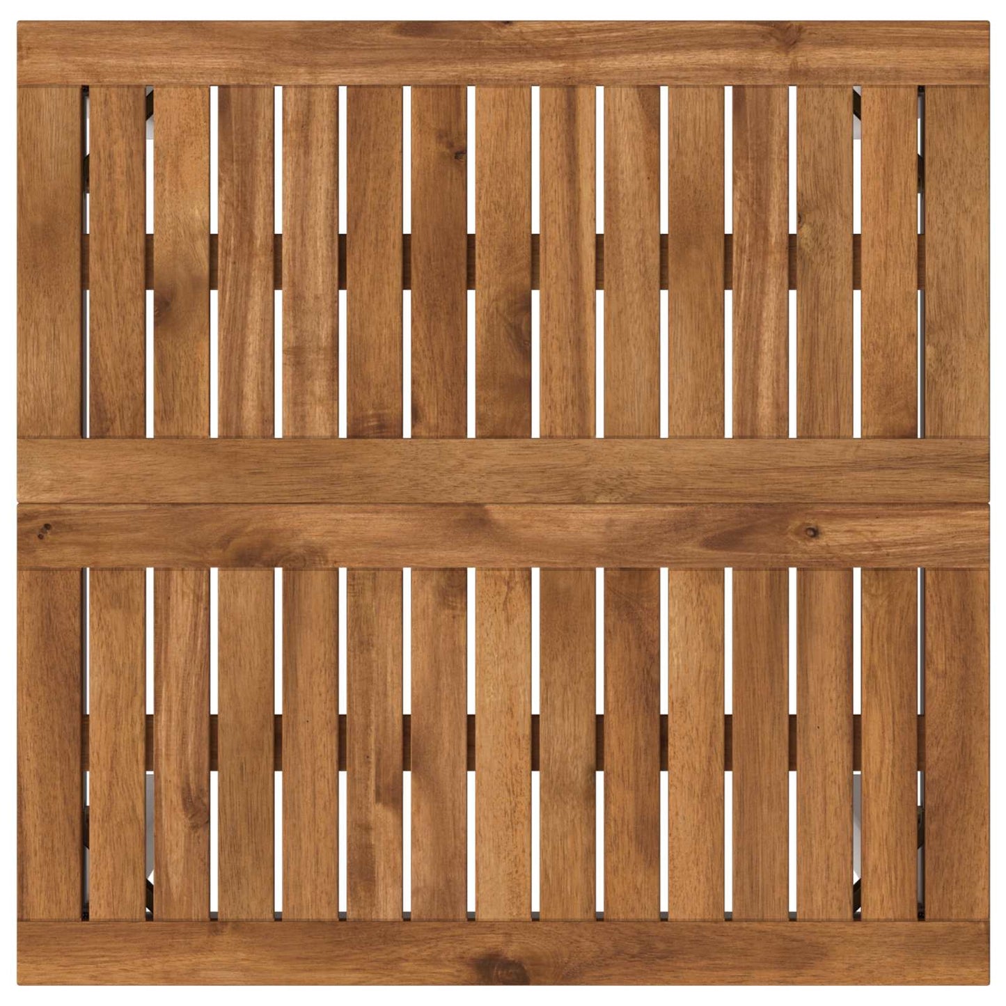 Hagebarbord Naturlig og Hvit 60 x 60,5 x 105 cm Solid akasietre