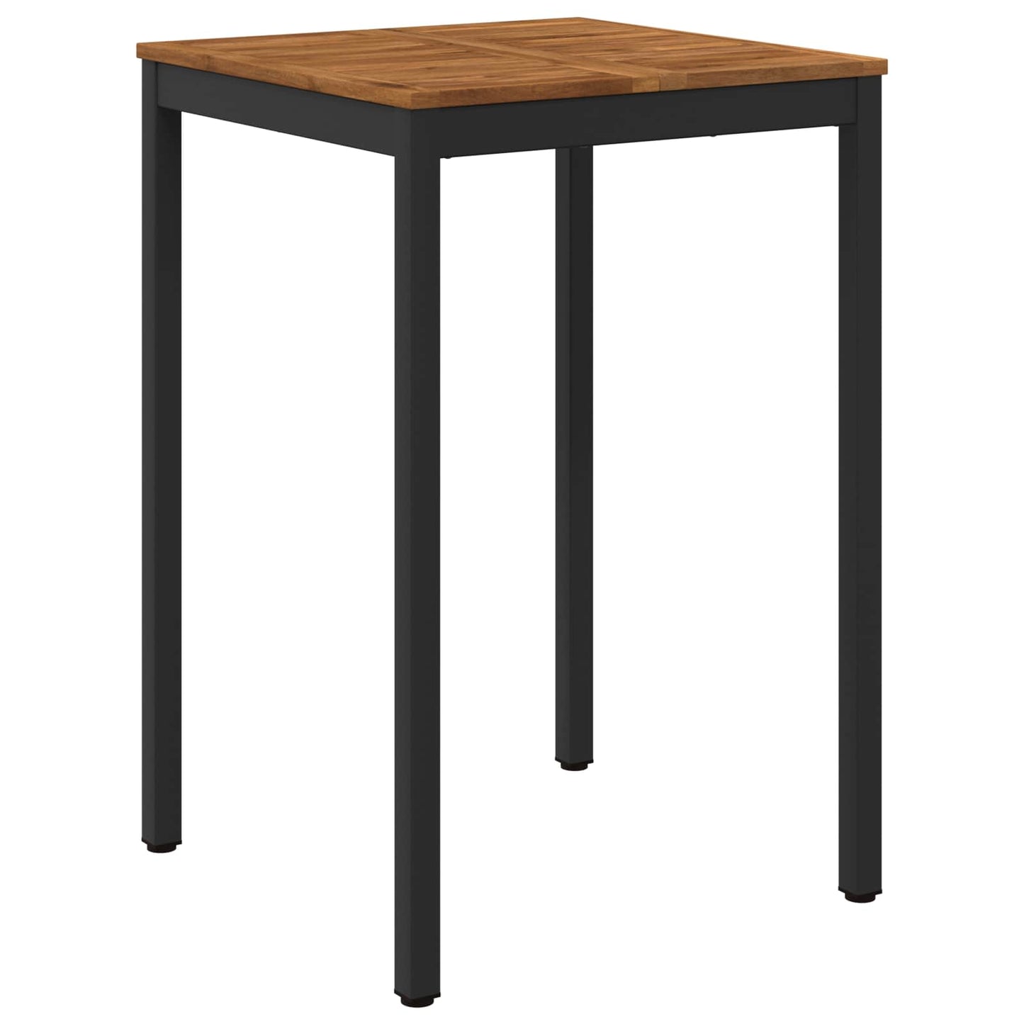 Hagebarbord Naturlig og svart 70 x 68,5 x 105 cm