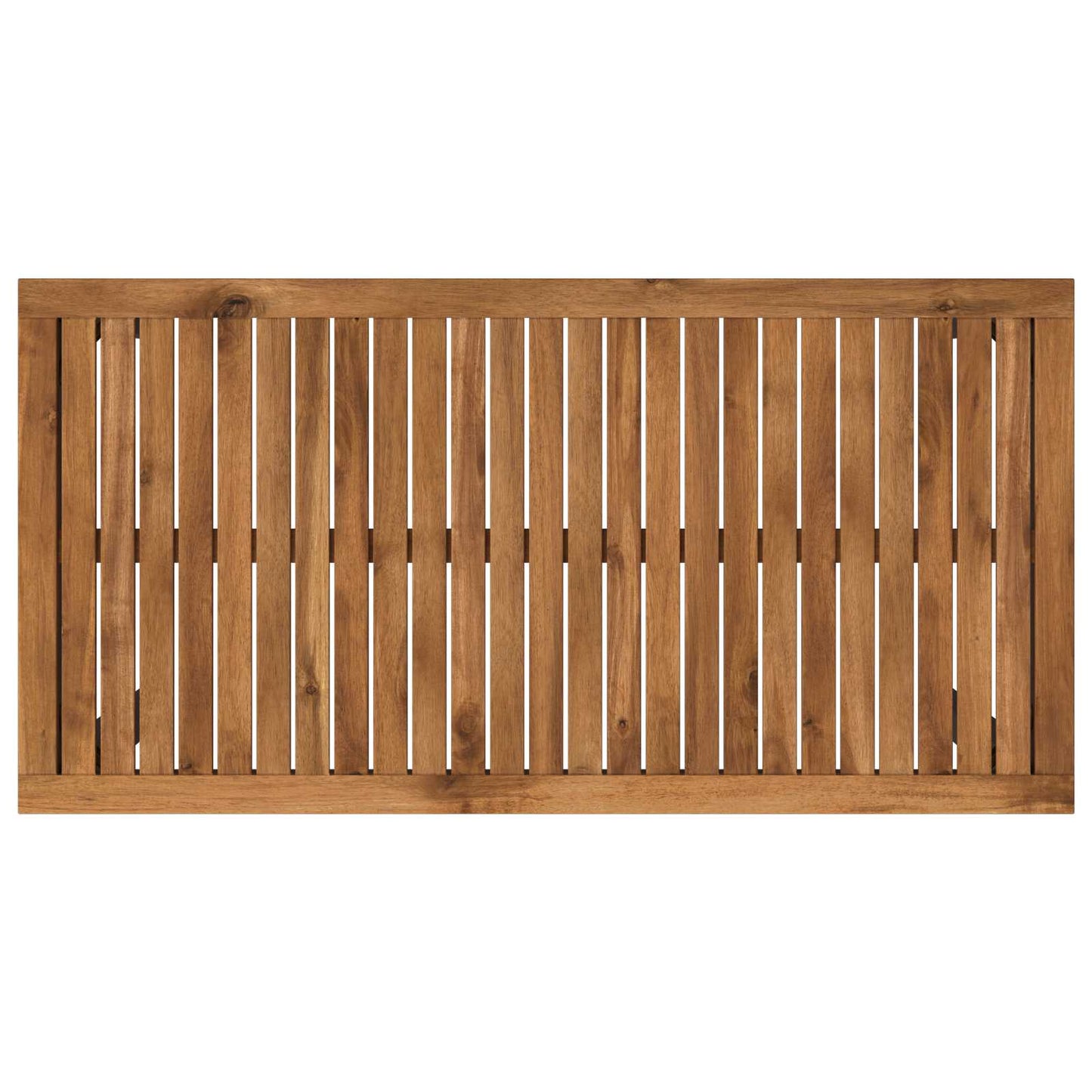 Hagebarbord Naturlig og svart 108,5 x 55 x 105 cm