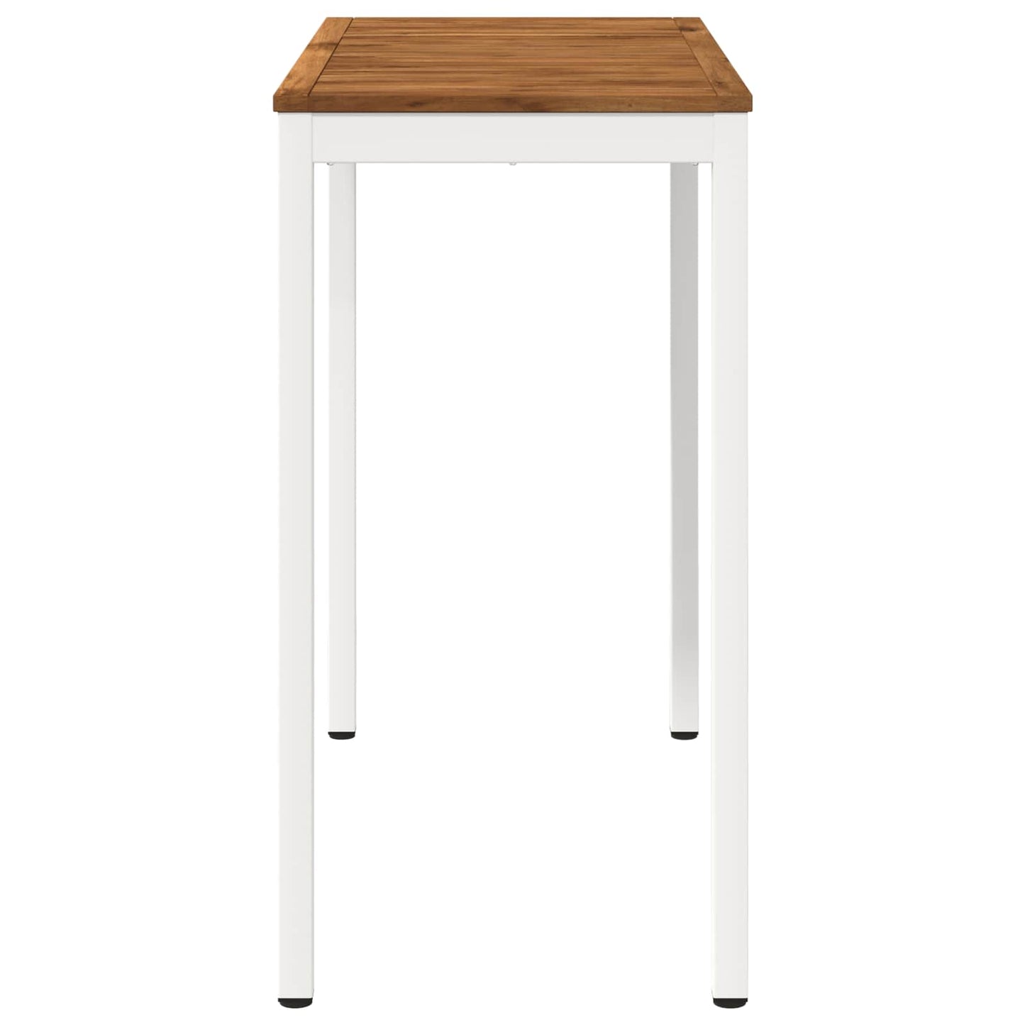 Hagebarbord Naturlig og Hvit 108,5 x 55 x 105 cm