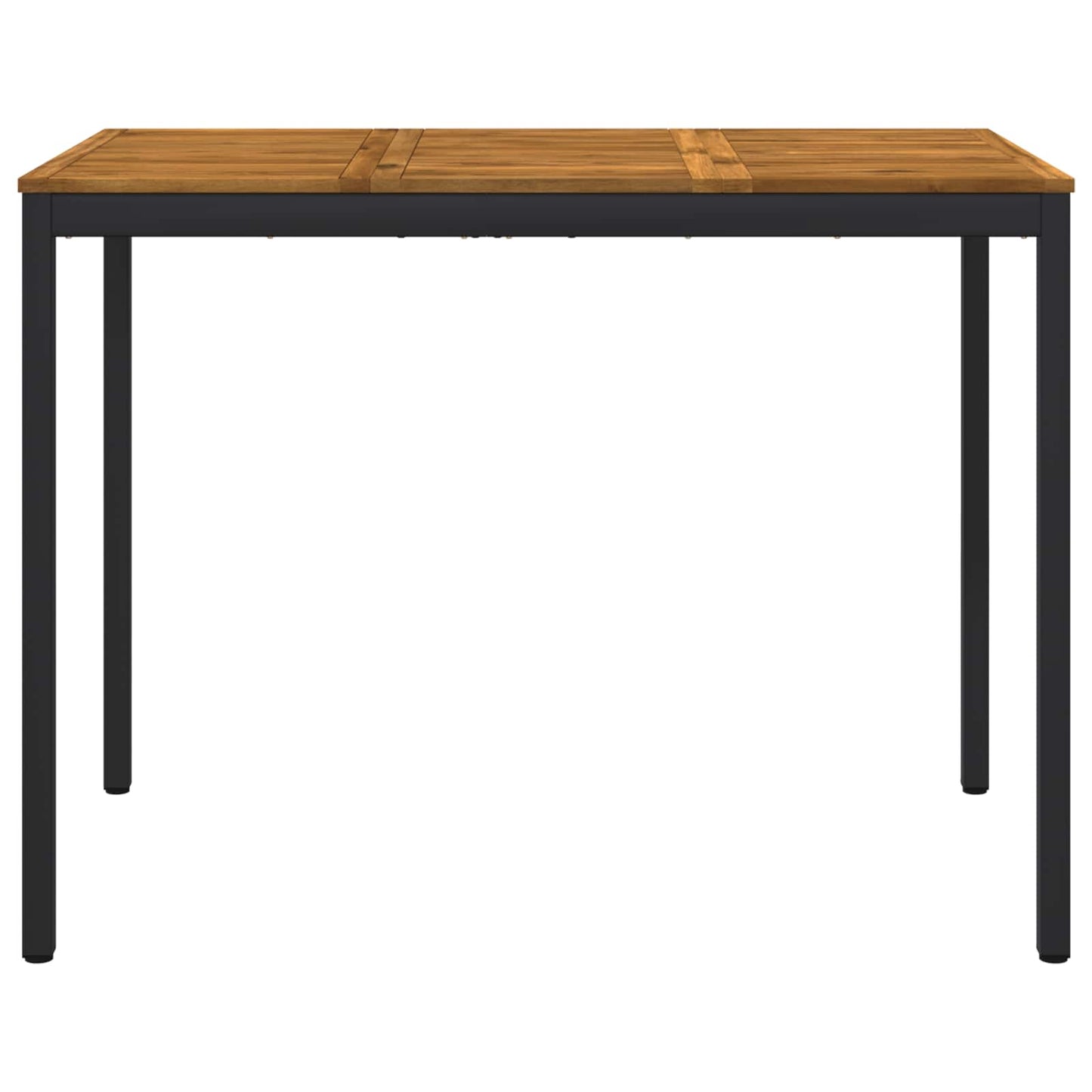 Hagebarbord Naturlig og svart 141 x 80,5 x 105 cm