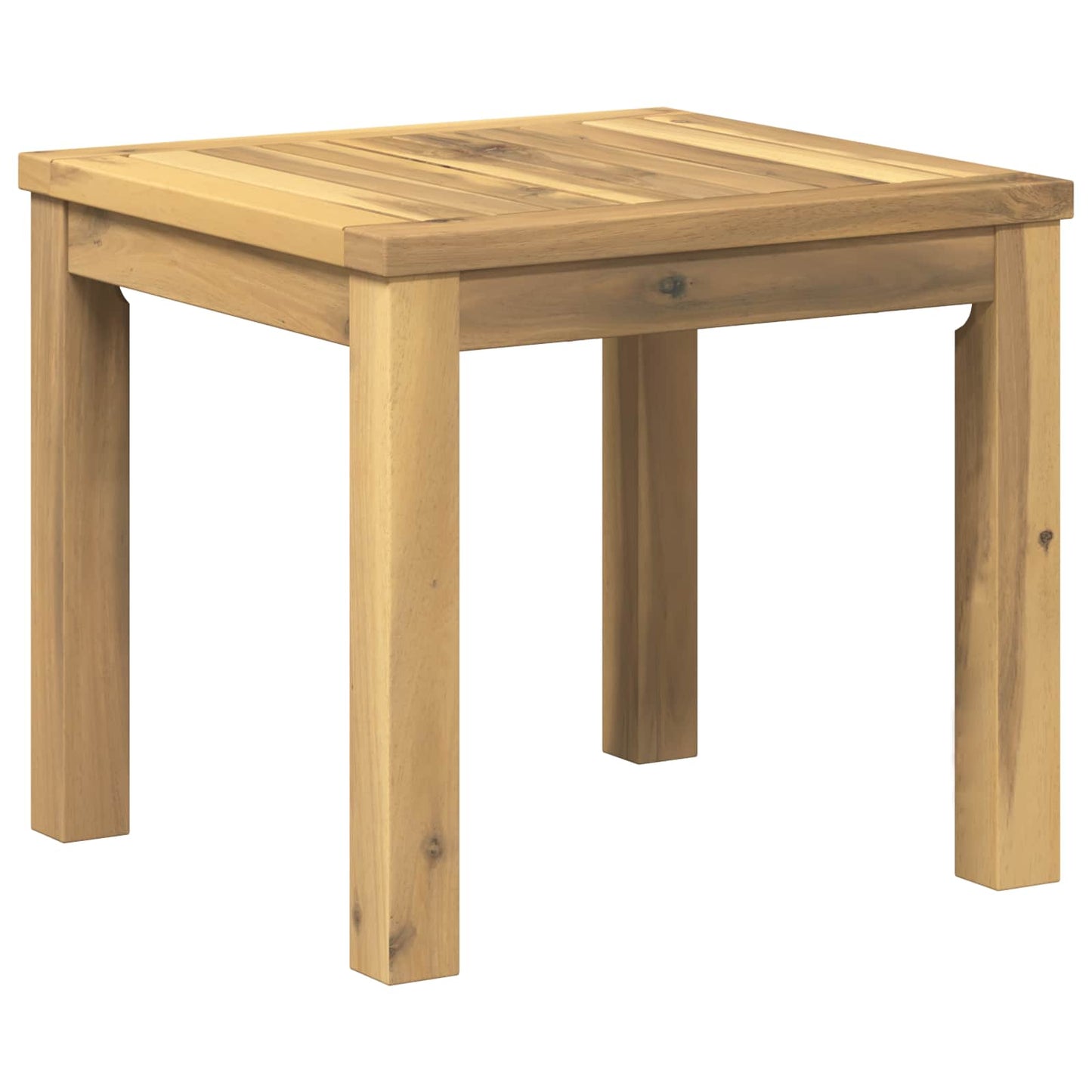 Kaffebord Hvit 40 x 40,5 x 36 cm Solid akasietre