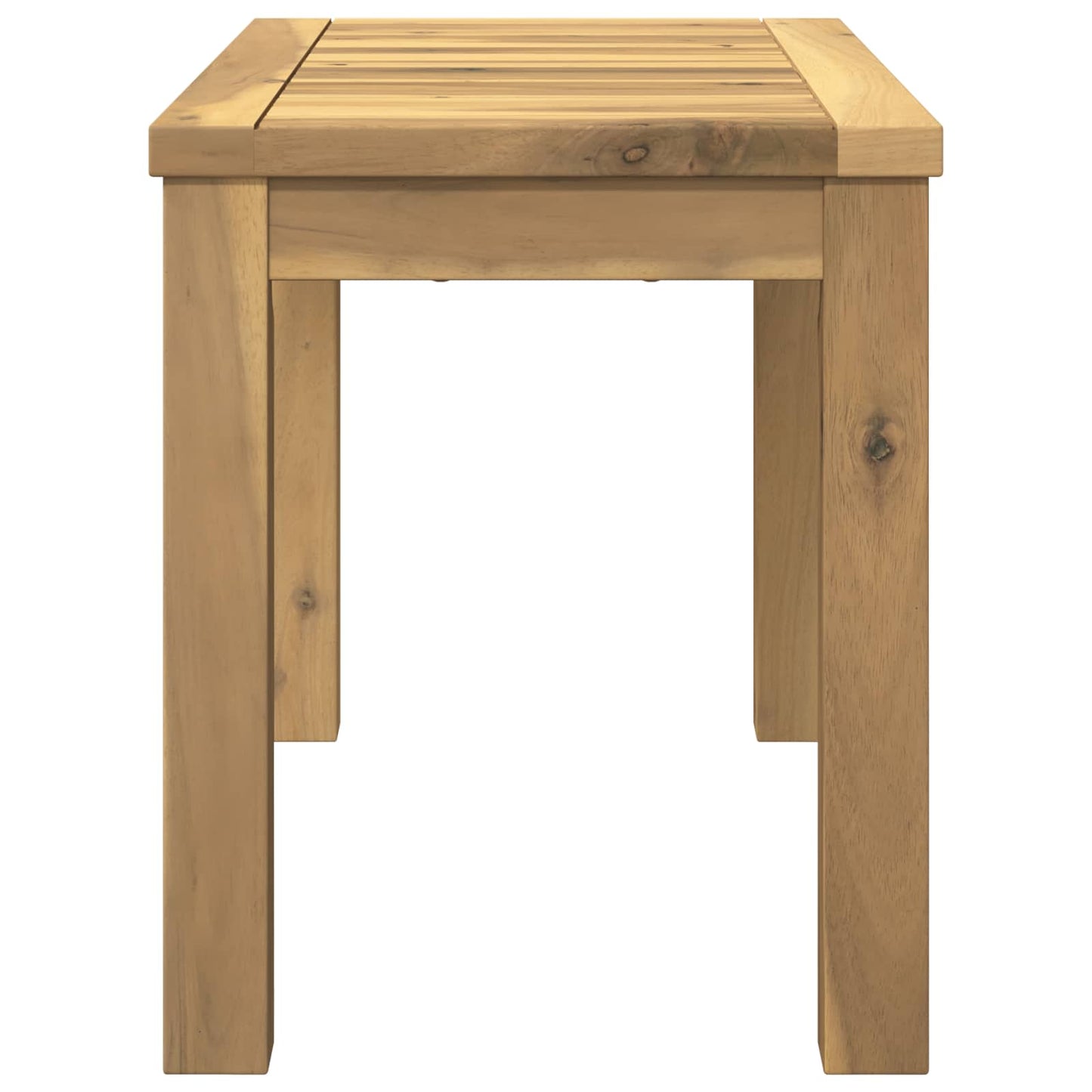 Kaffebord Hvit 60,5 x 30 x 36 cm Solid akasietre