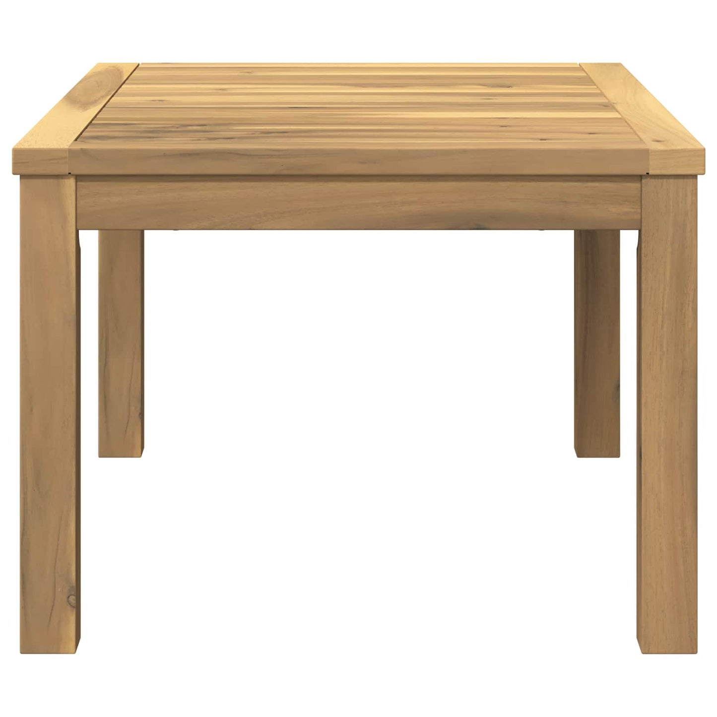 Kaffebord Hvit 50 x 68,5 x 36 cm Solid akasietre