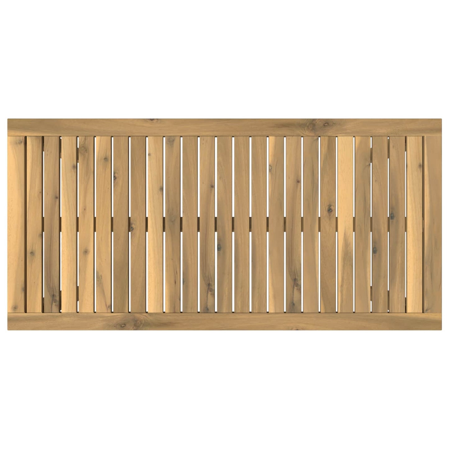 Kaffebord Hvit 50 x 100,5 x 45 cm Solid akasietre