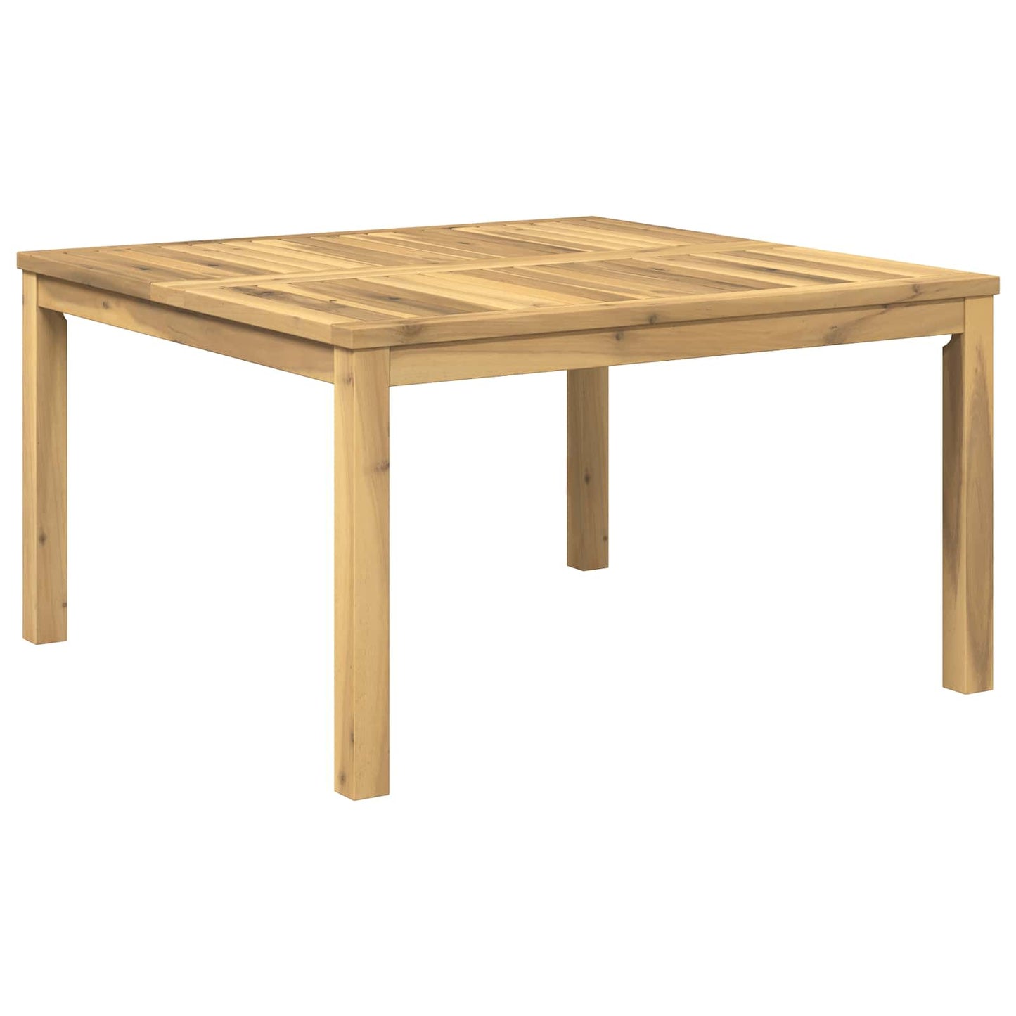 Kaffebord Hvit 80 x 80,5 x 45 cm Solid akasietre