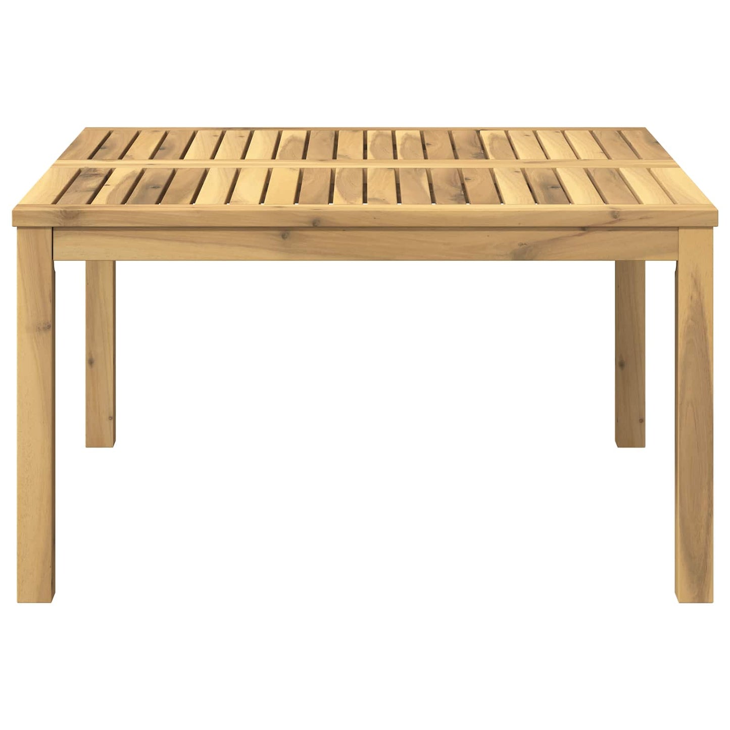 Kaffebord Hvit 80 x 80,5 x 45 cm Solid akasietre