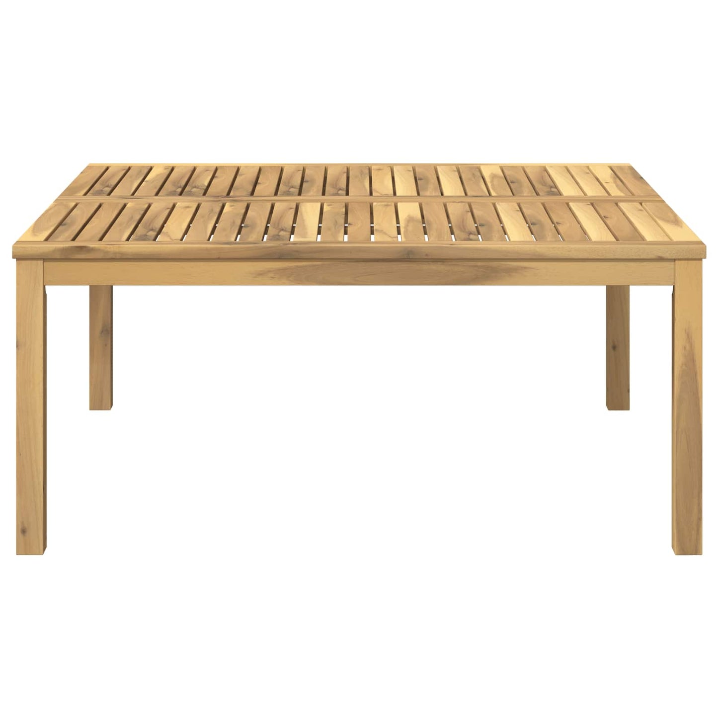 Kaffebord Hvit 100 x 100,5 x 45 cm Solid akasietre