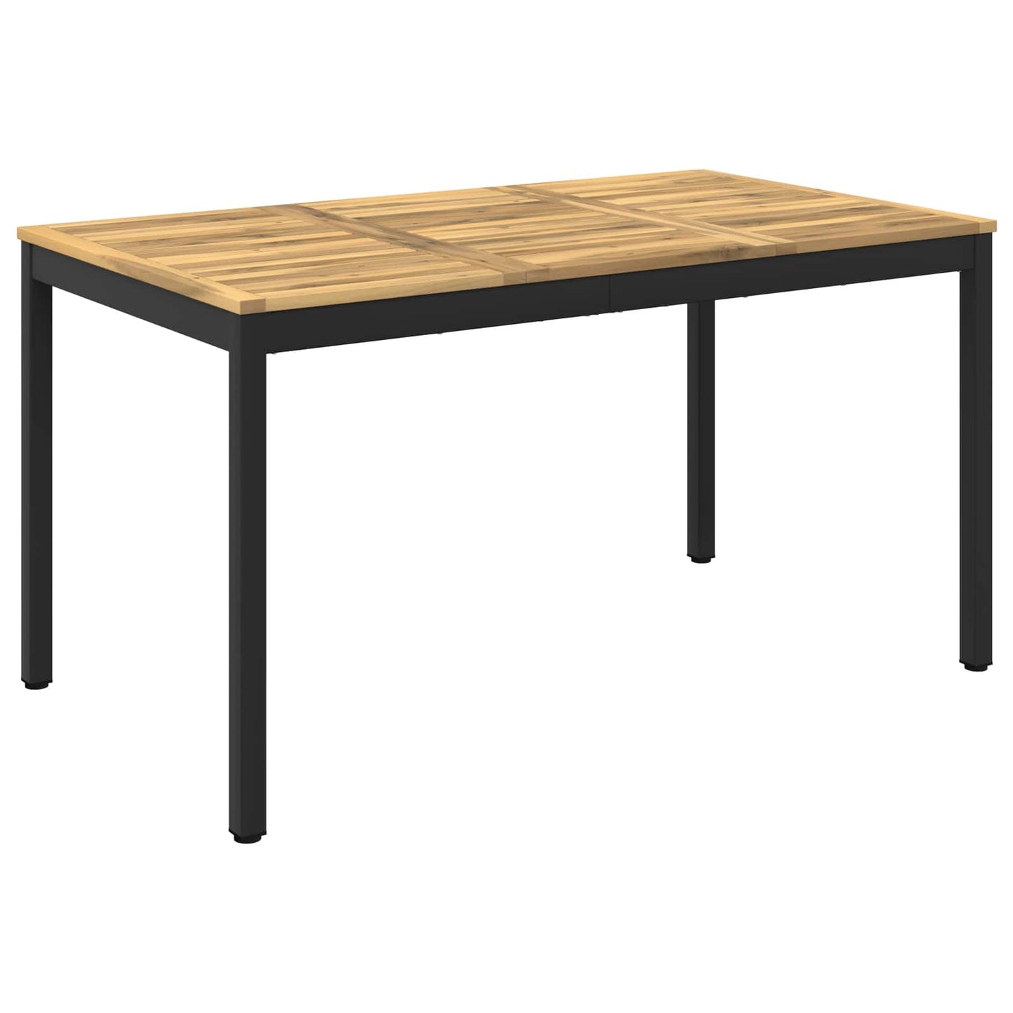 Hage middagsbord Hvit og svart 141 x 80,5 x 75 cm