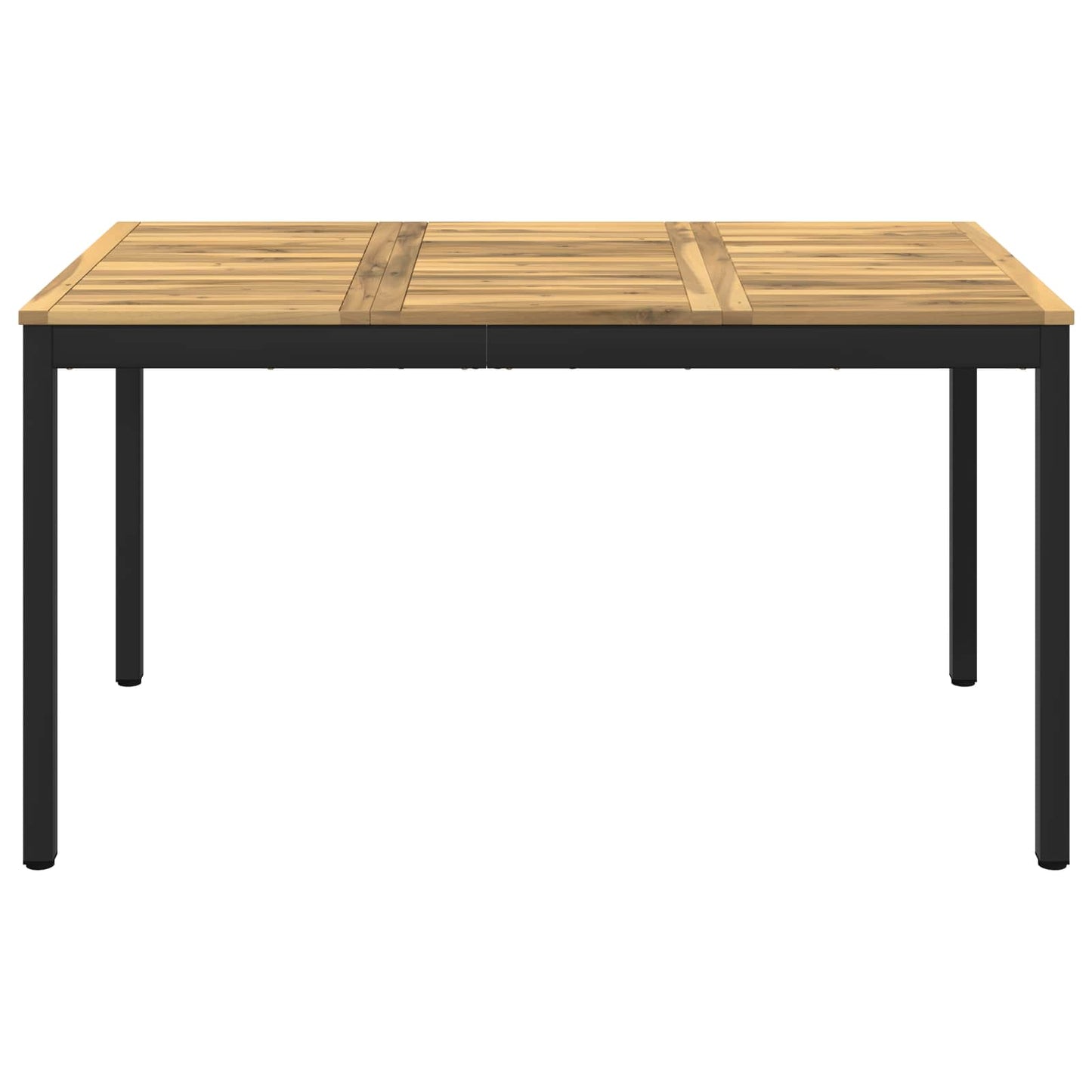 Hage middagsbord Hvit og svart 141 x 80,5 x 75 cm