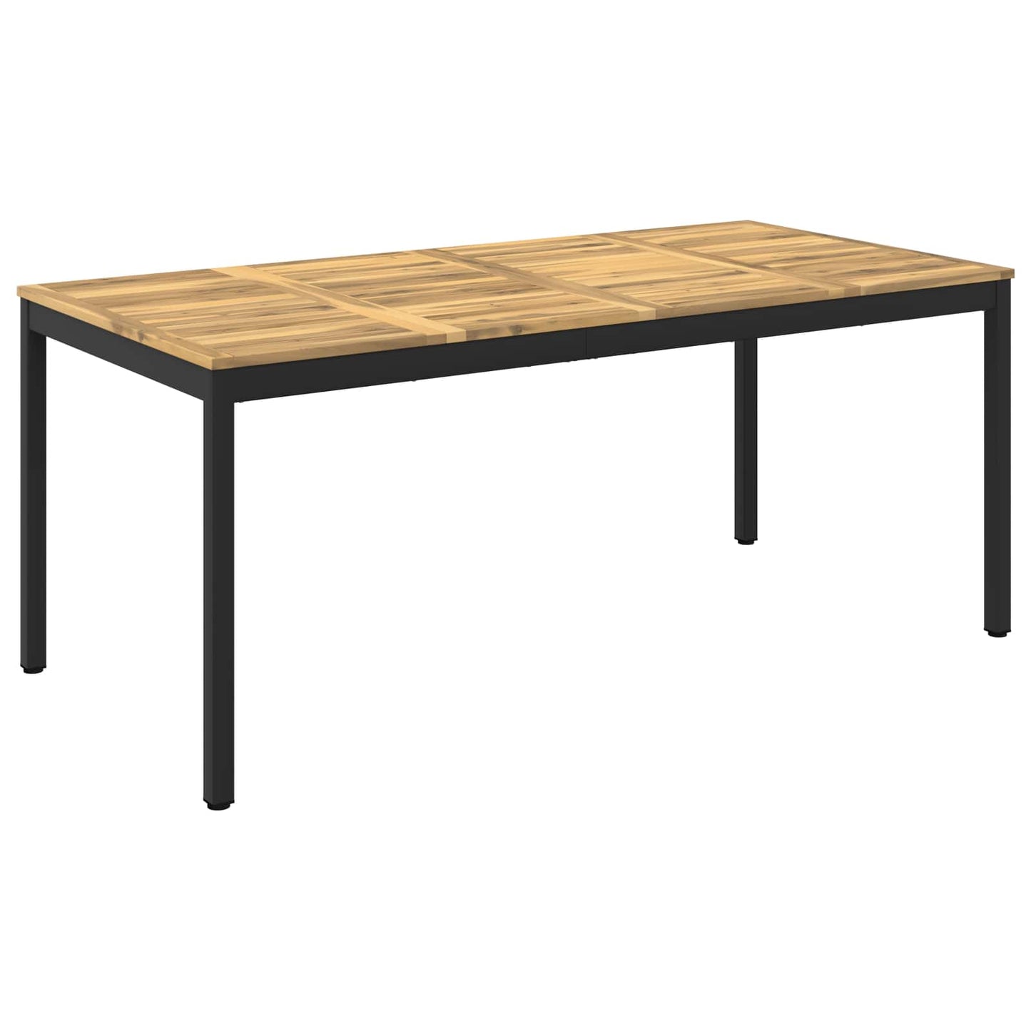 Hage middagsbord Hvit og svart 147 x 88,5 x 75 cm