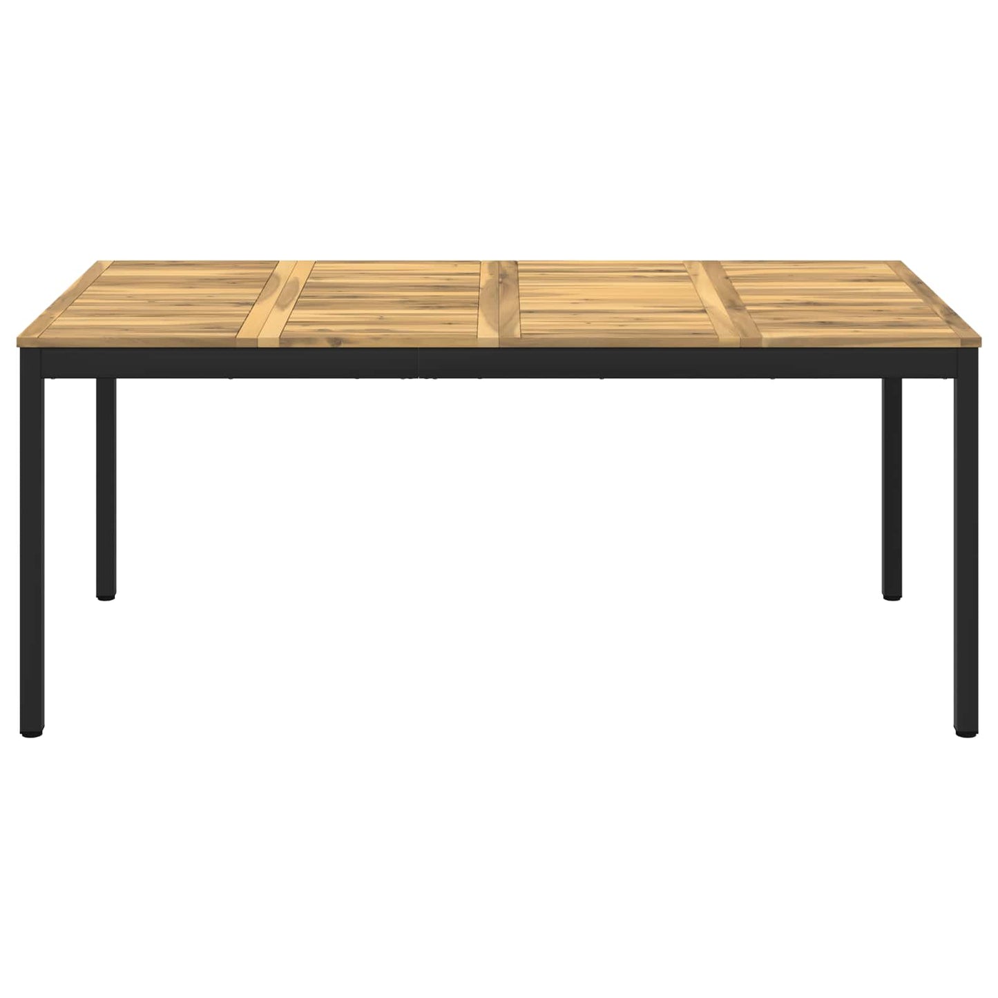 Hage middagsbord Hvit og svart 147 x 88,5 x 75 cm