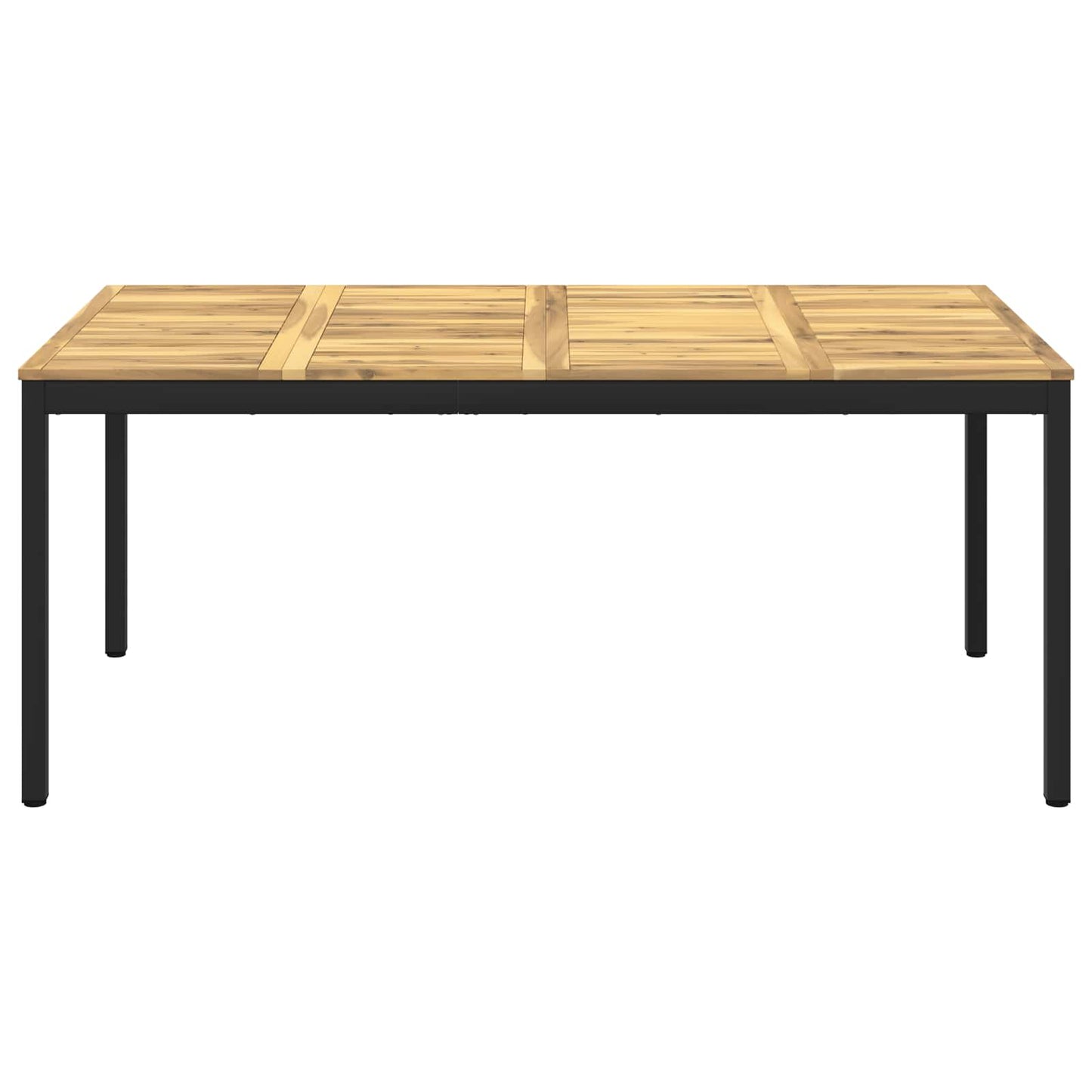 Hage middagsbord Hvit og svart 180 x 88,5 x 75 cm
